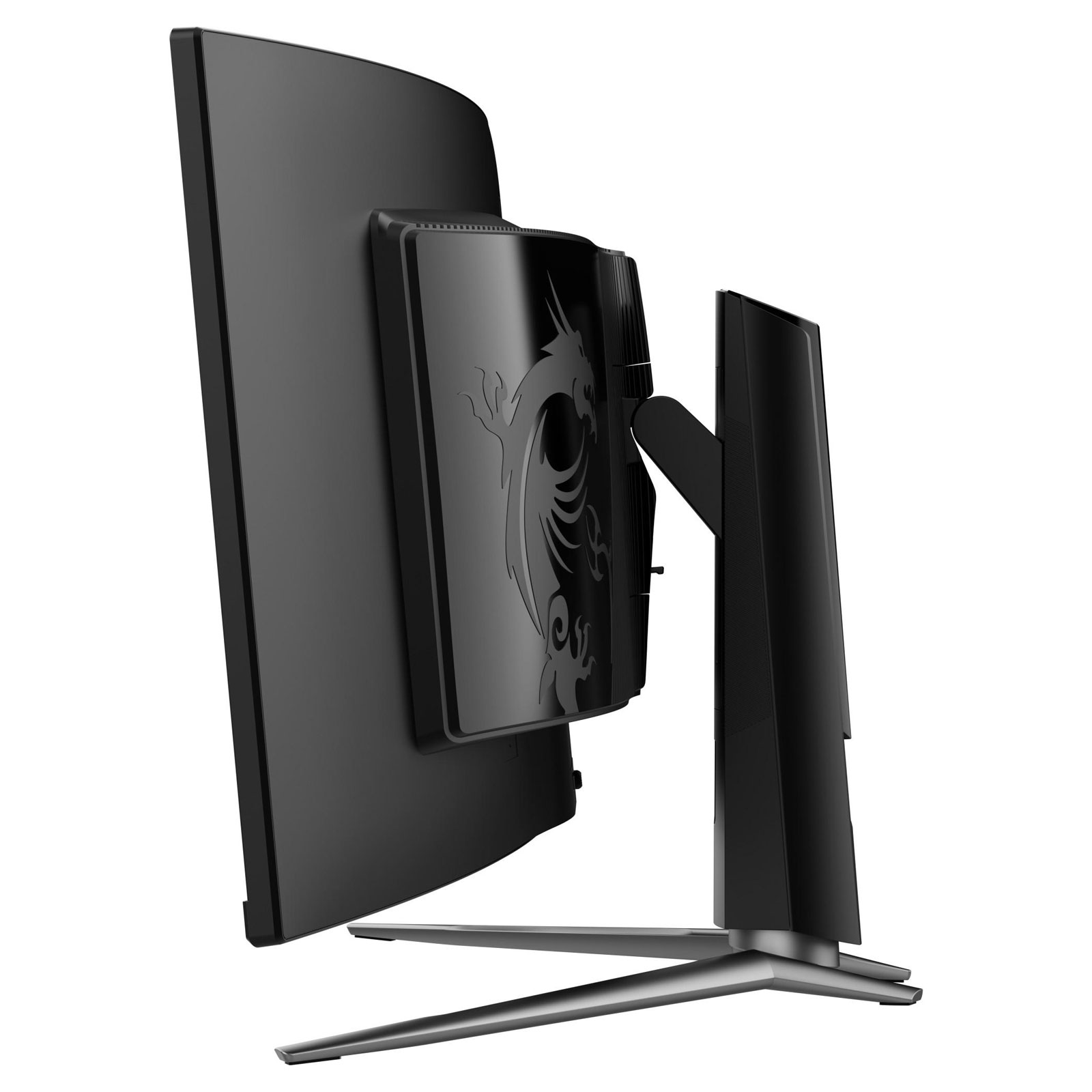 MSI Gaming-Monitor MPG 491CQPDE, Schwarz, 49 Zoll, DQHD, OLED, Curved, 144 Hz, 0,03 ms (USB-Hub, HDMI, DisplayPort, höhenverstellbar, neigbar, schwenkbar, VESA Adaptive Sync)