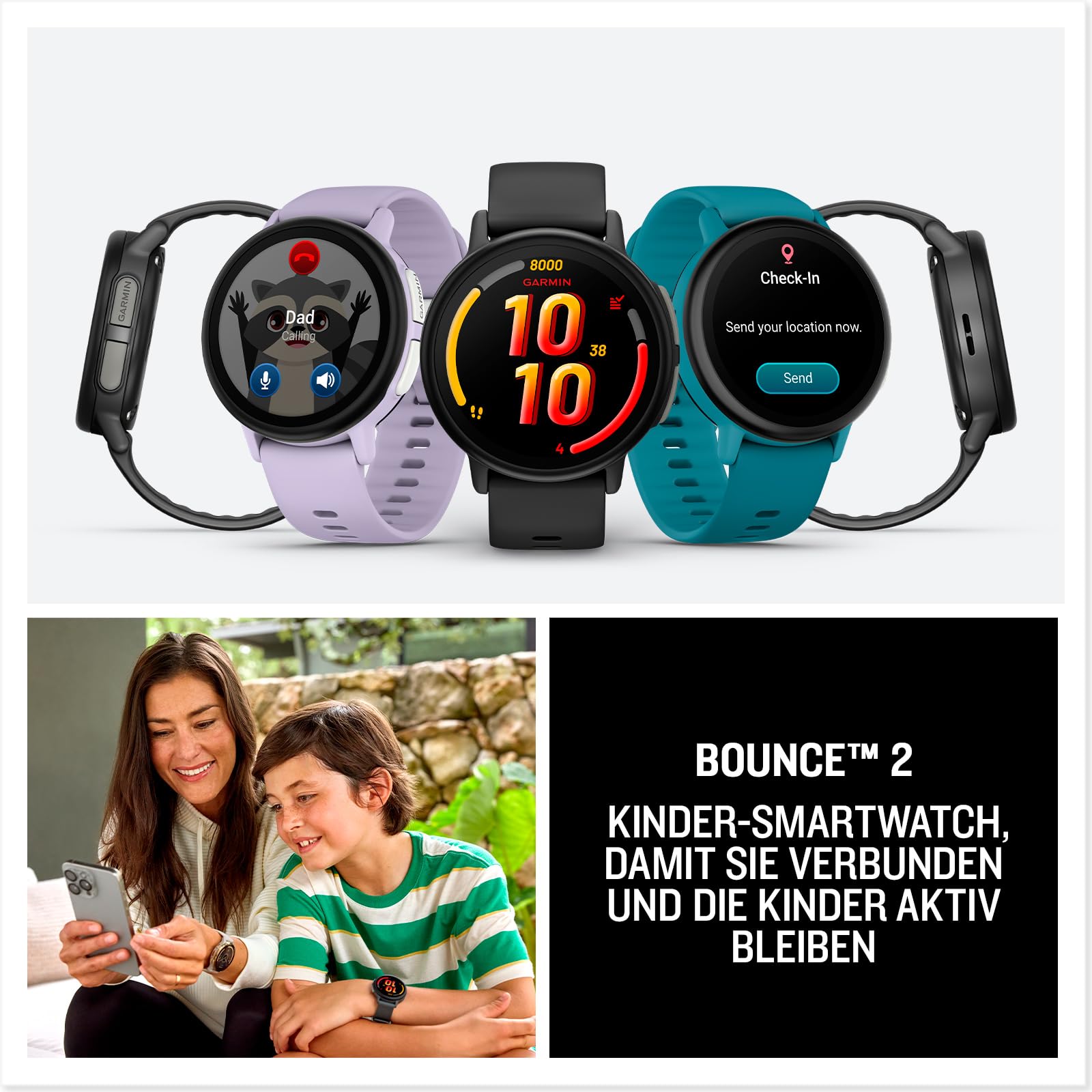 Garmin Bounce 2 (43mm) - LTE Smartwatch für Kinder