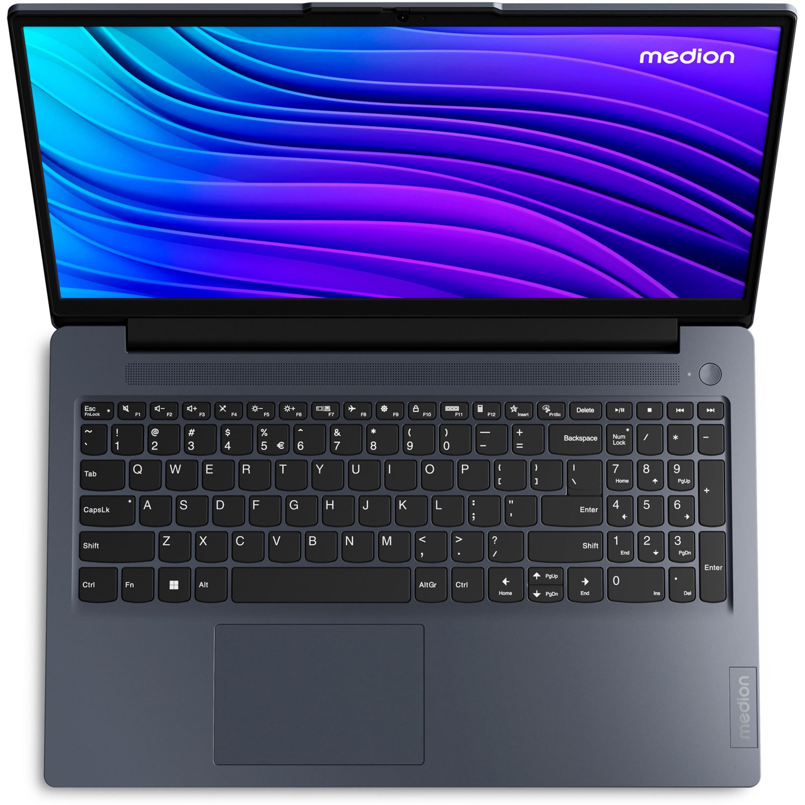 MEDION Notebook E15435, Schwarz, 15,6 Zoll