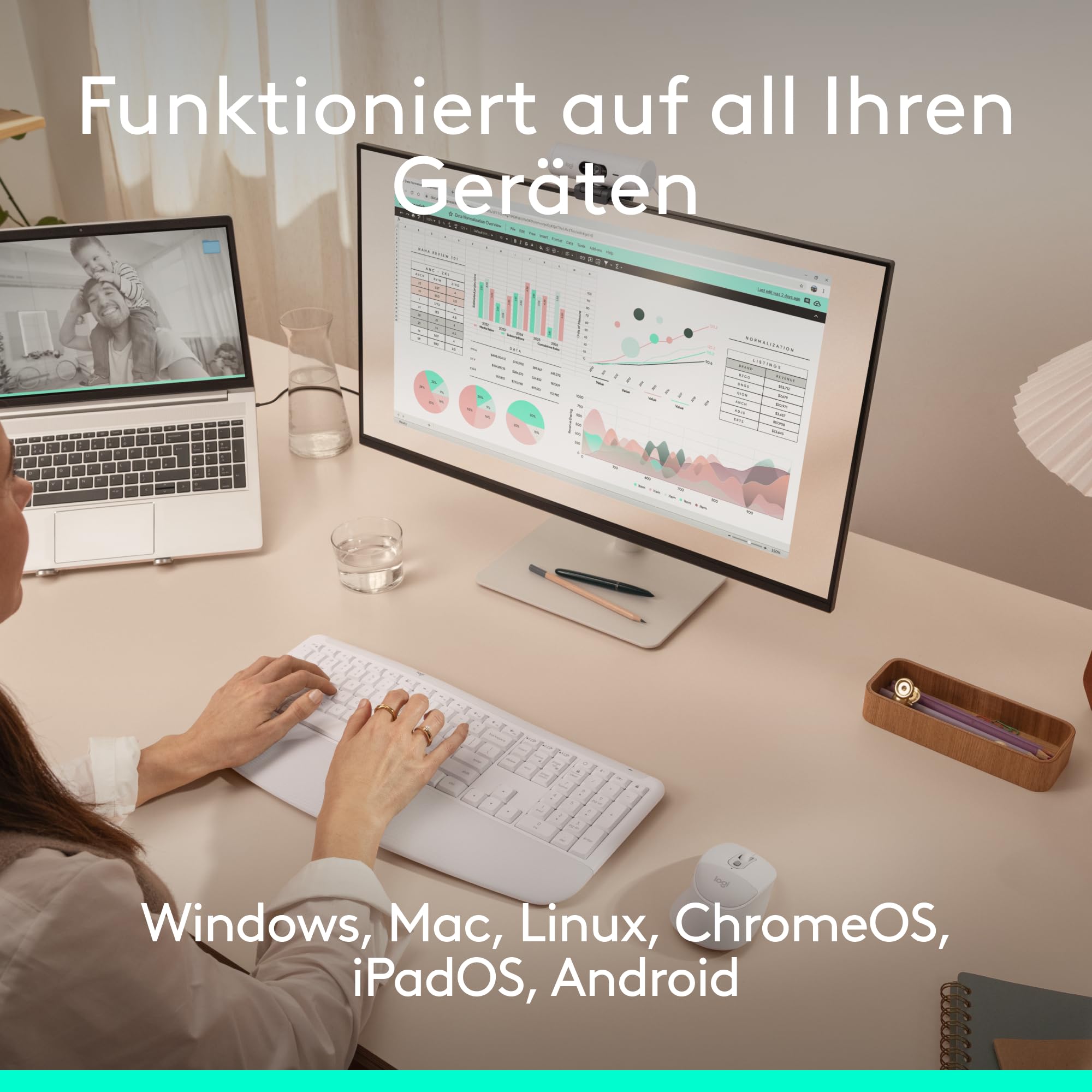 Logitech Signature Comfort Plus M850 L kabellose Maus