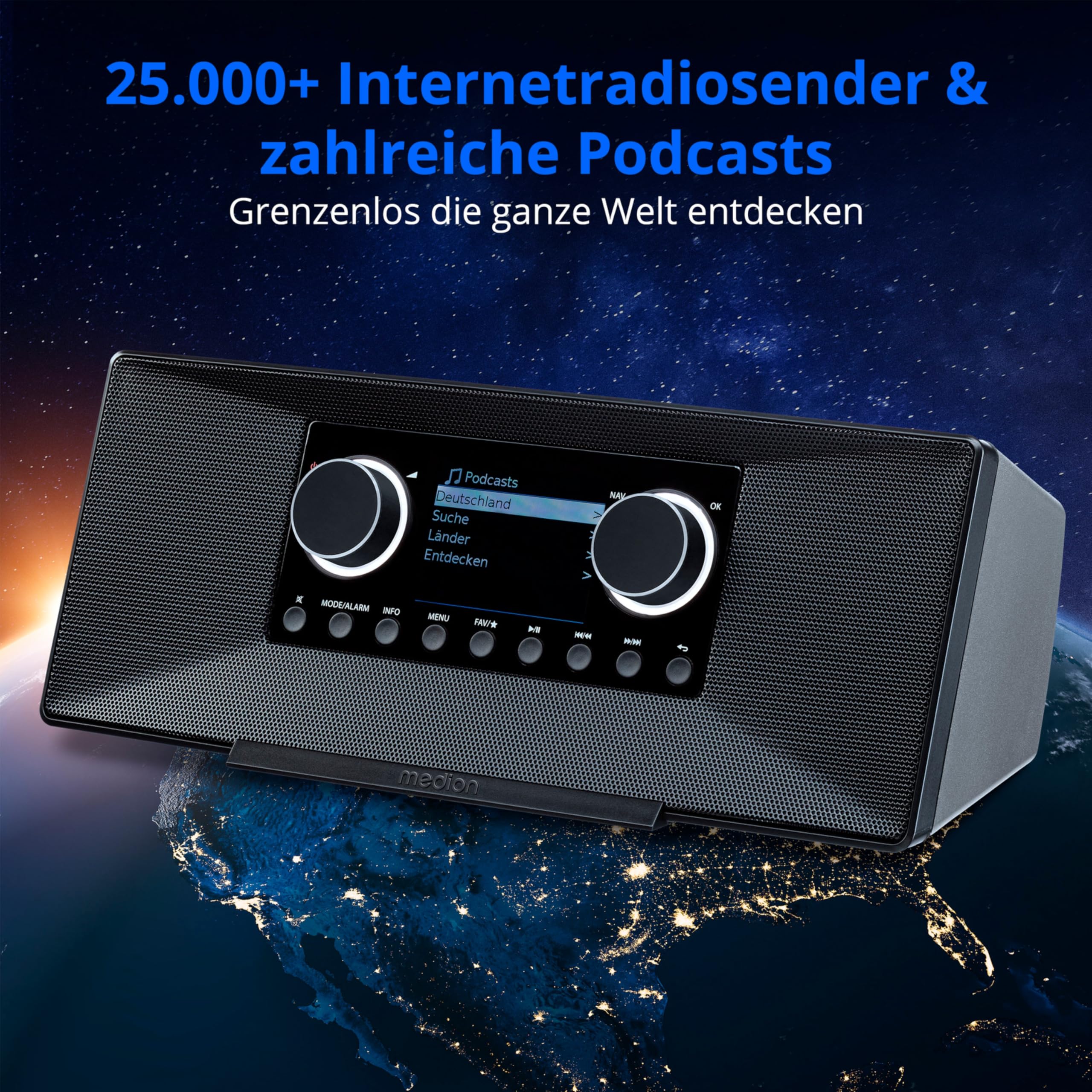 MEDION P85333 Internetradio mit DAB+