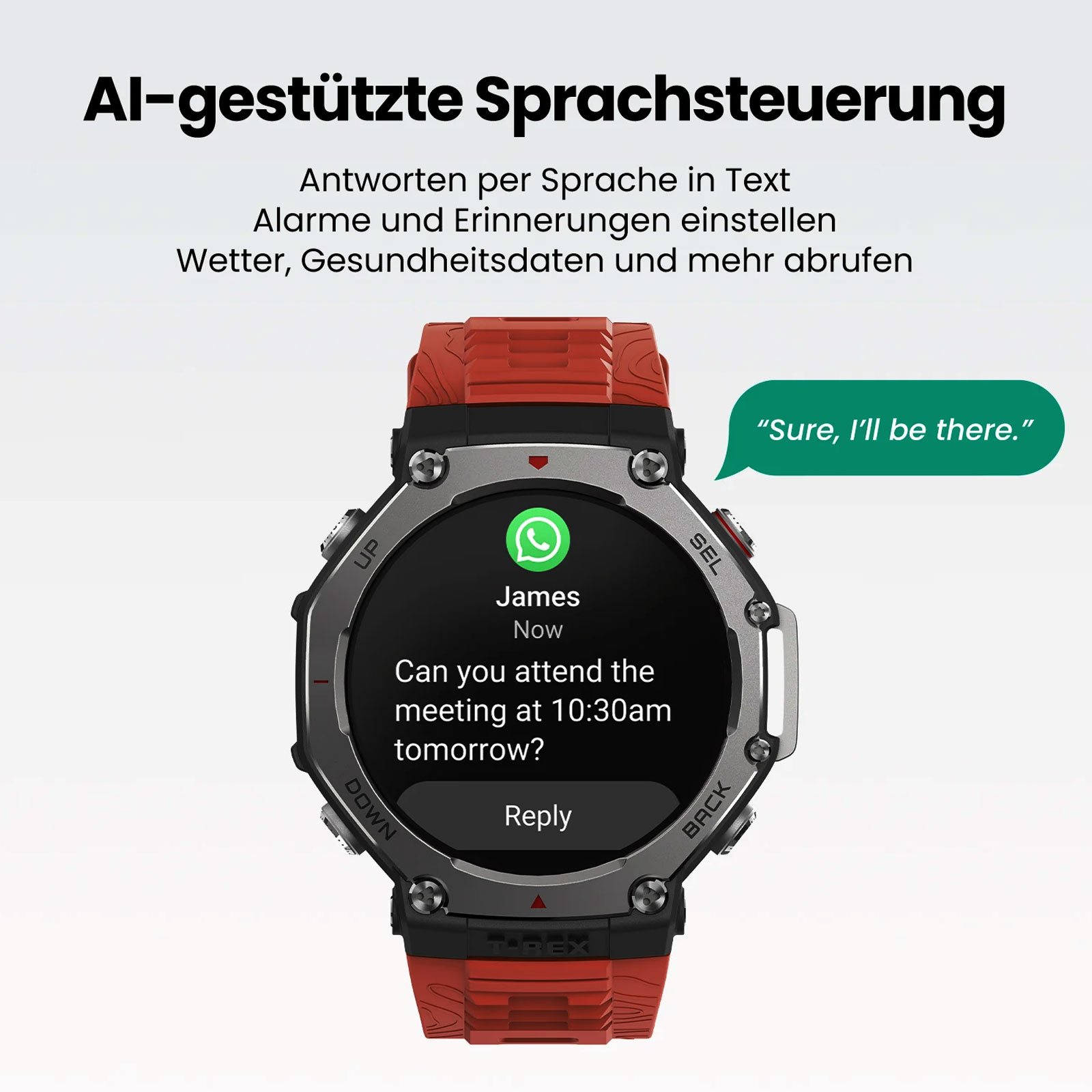Amazfit T-Rex 3 Haze Gray Smartwatch Amazfit T-Rex 3 Haze Gray Smartwatch
