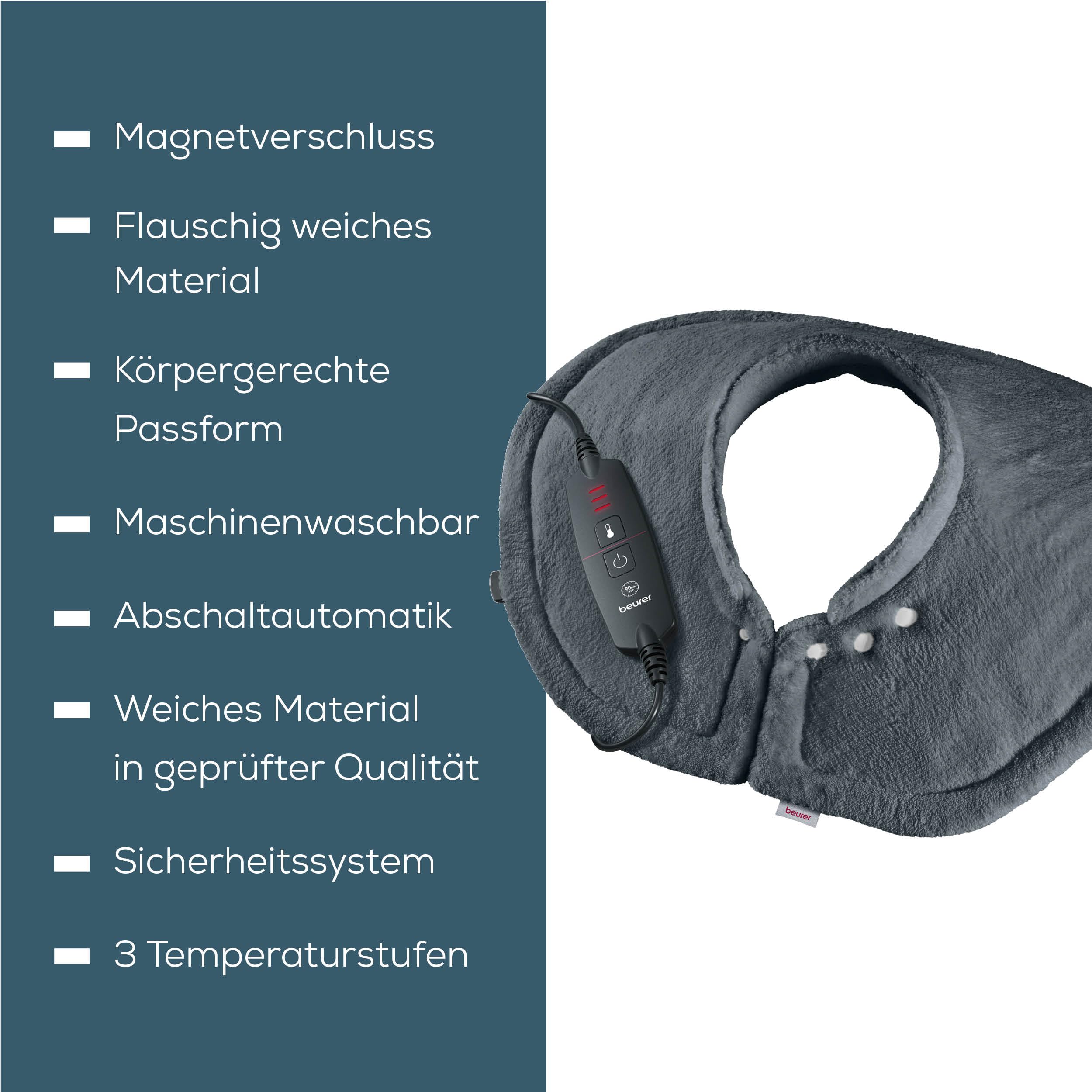 Beurer HK 66 Cosy Heizkissen für Schultern und Nacken