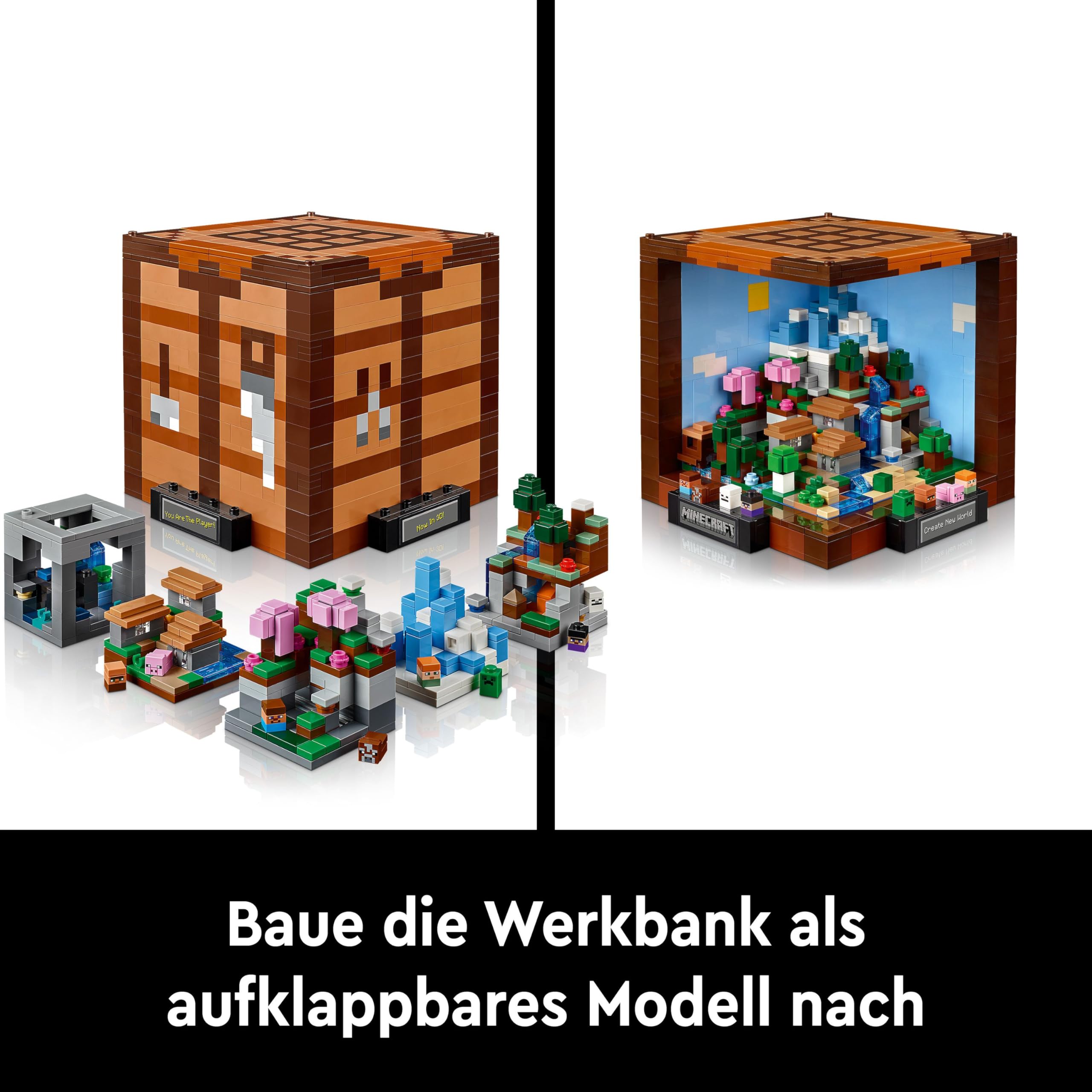 Lego Minecraft Die Werkbank Spielzeug Bauset