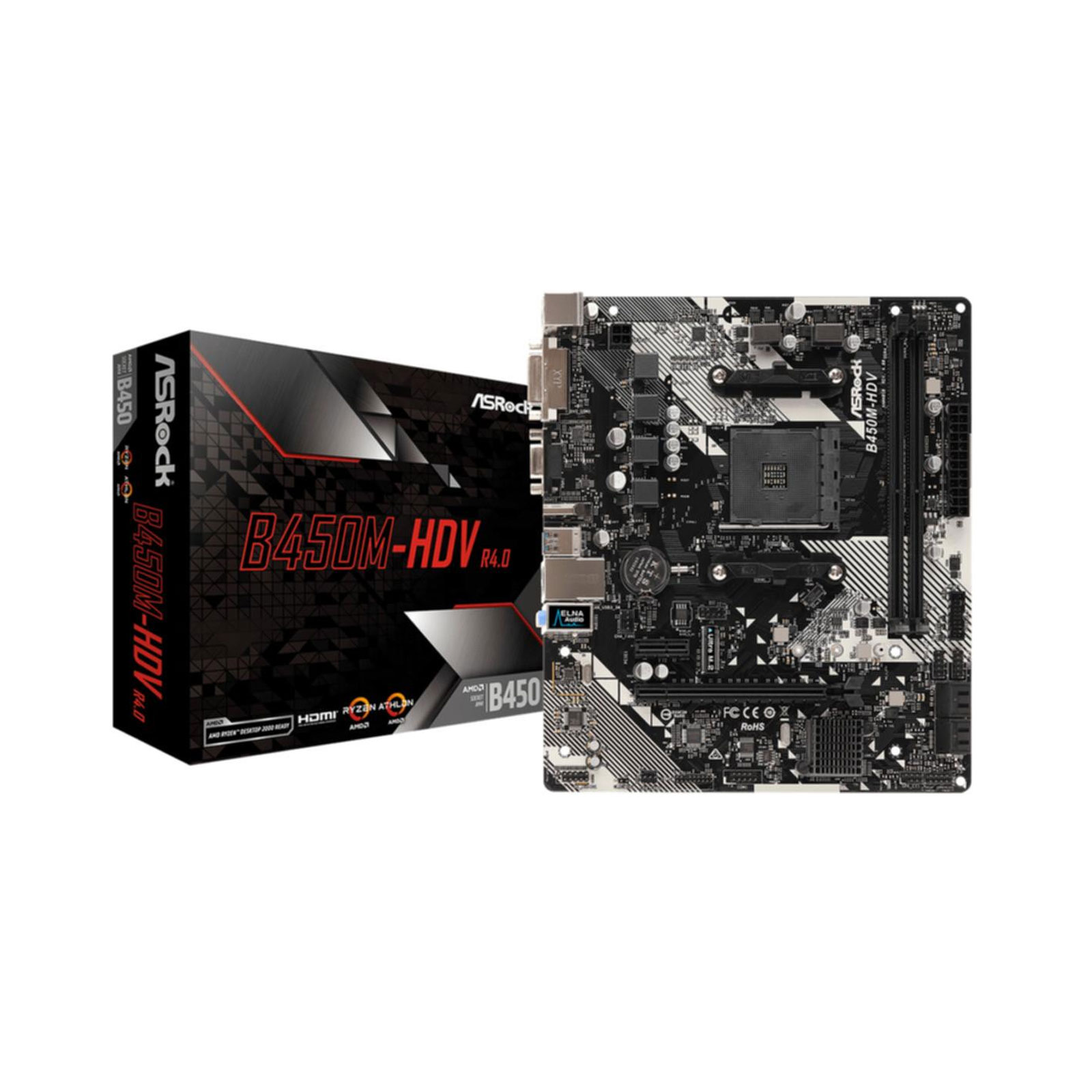 Asrock B450M-HDV R4.0 AMD B450