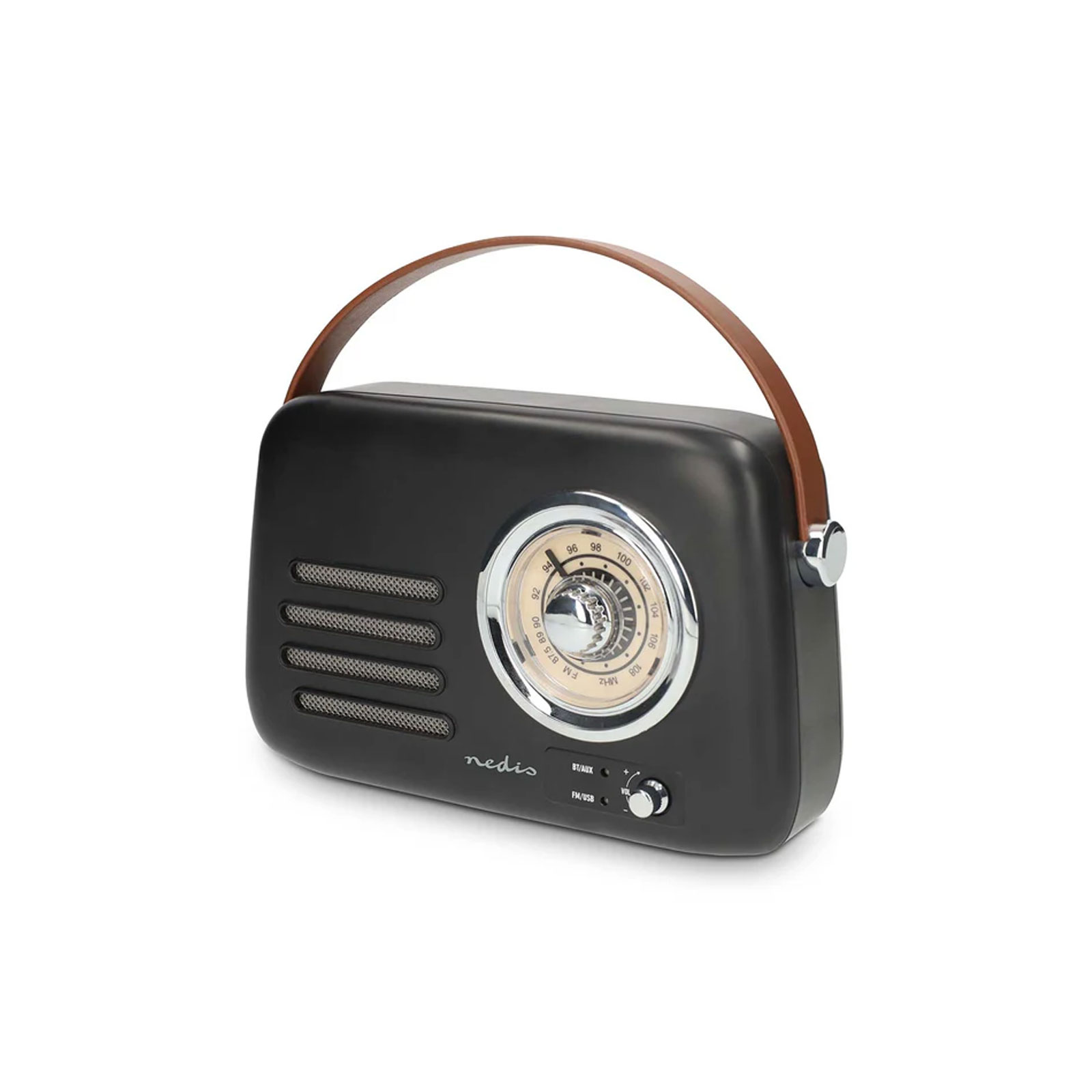 NEDIS FM Retro Radio RDFM2600BK schwarz