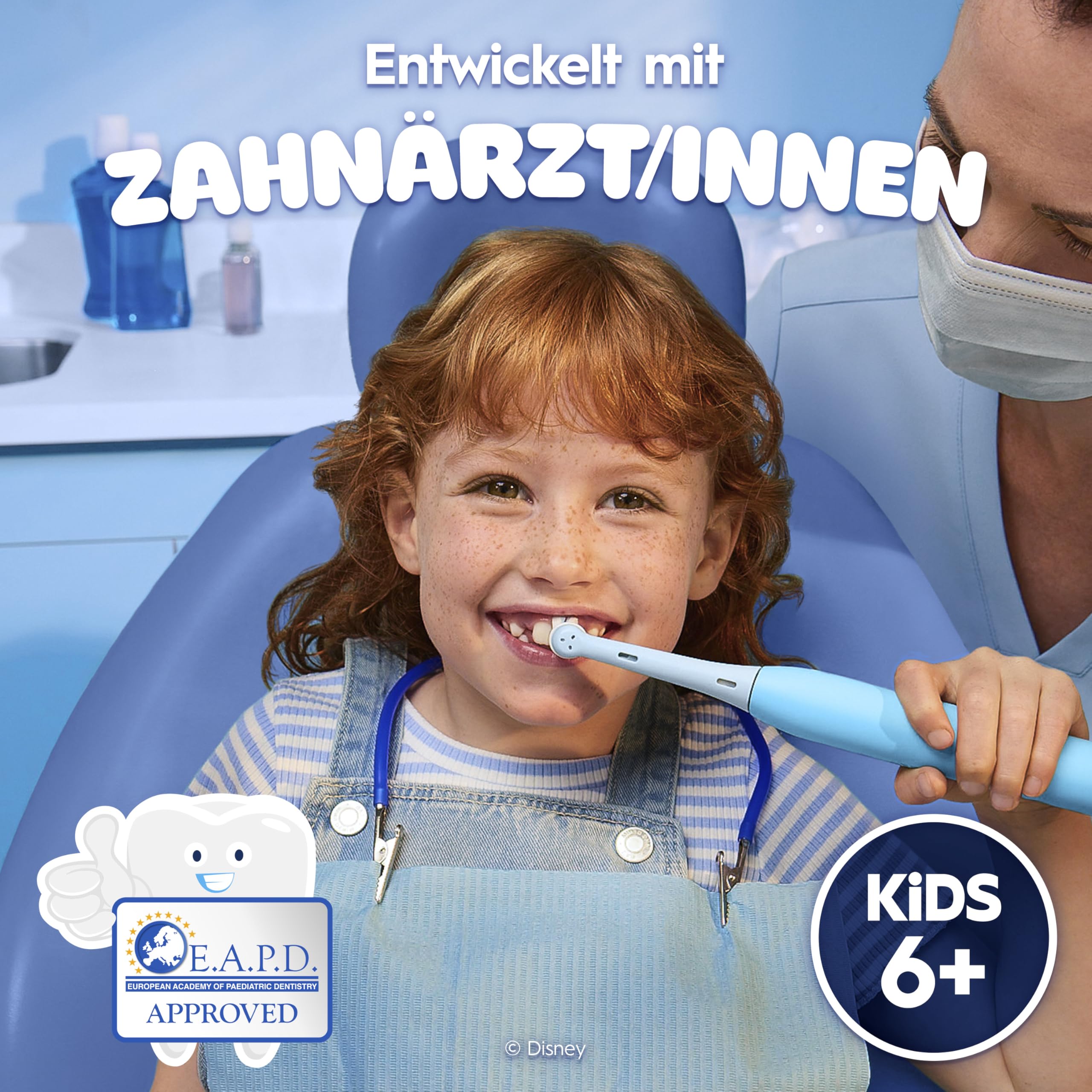 Oral-B iO Kids 6+ Disney Stitch 4 Stück Aufsteckbürste Ersatzbürste