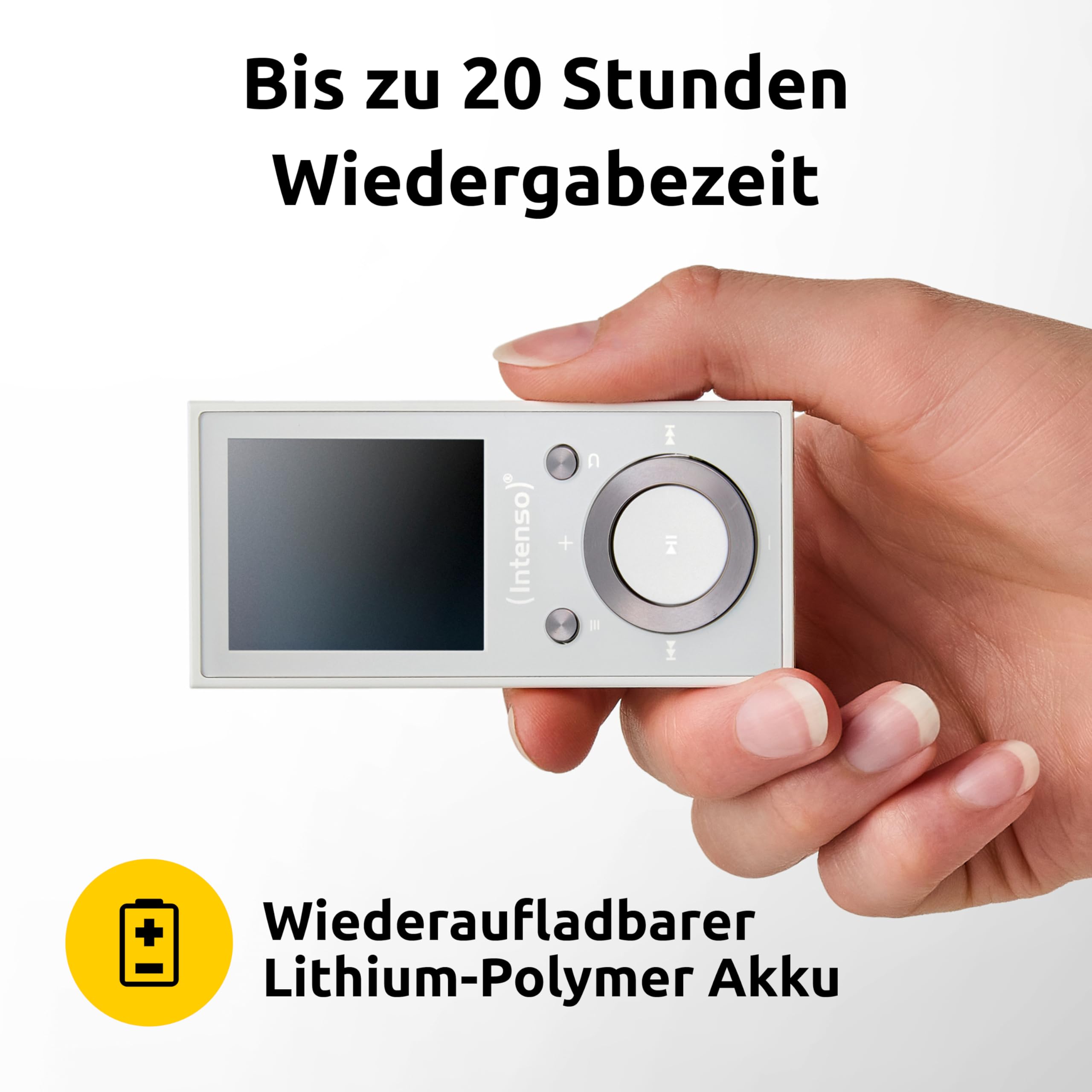 Intenso Video Scooter BT MP3 Player mit Bluetooth 5.0, 1,8 Zoll Farbdisplay