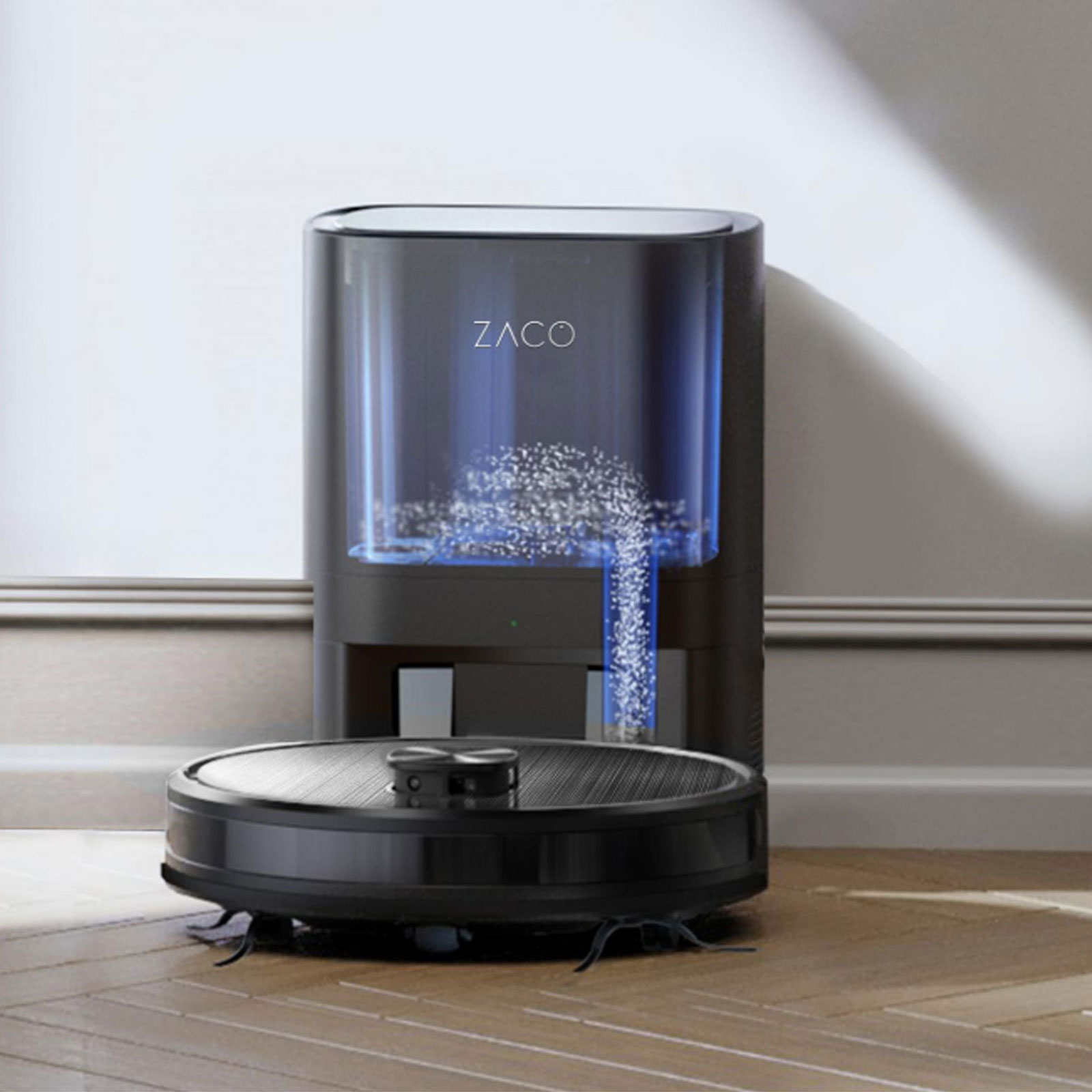 Zaco A10 Pro Saugroboter mit Wischfunktion und Absaugstation Zaco A10 Pro Saugroboter mit Wischfunktion und Absaugstation