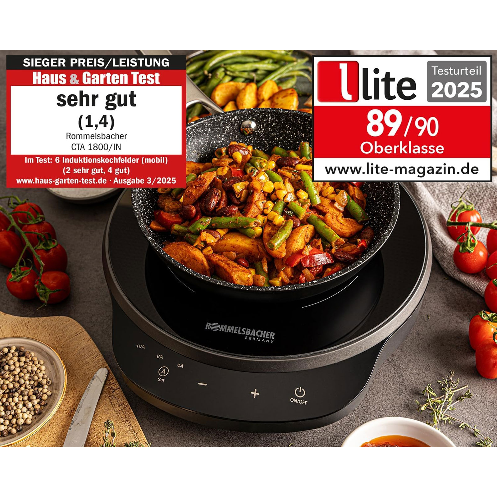 ROMMELSBACHER CTA 1800/IN Induktionskochplatte