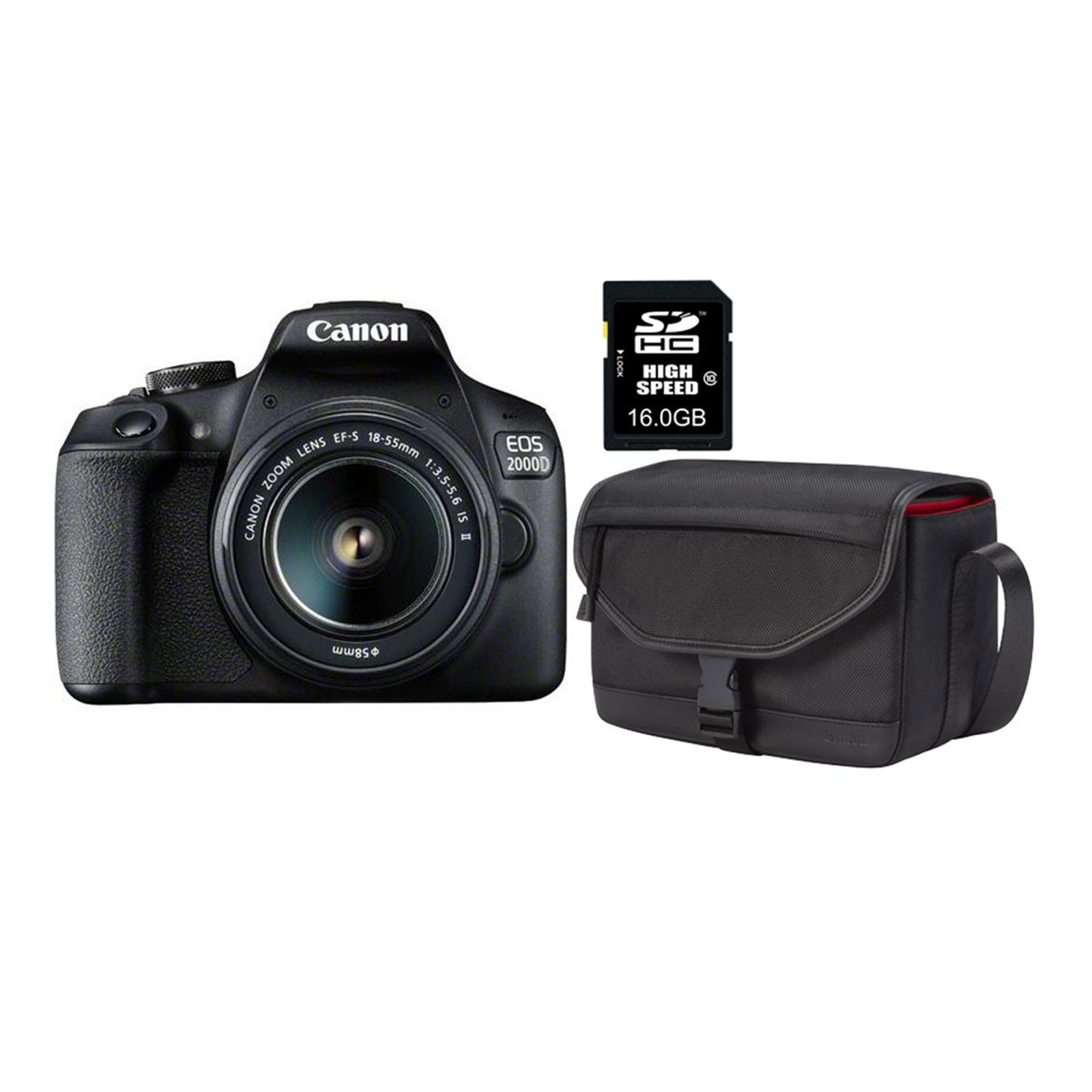 Canon EOS 2000D EF-S 18-55 IS II Value Up Kit