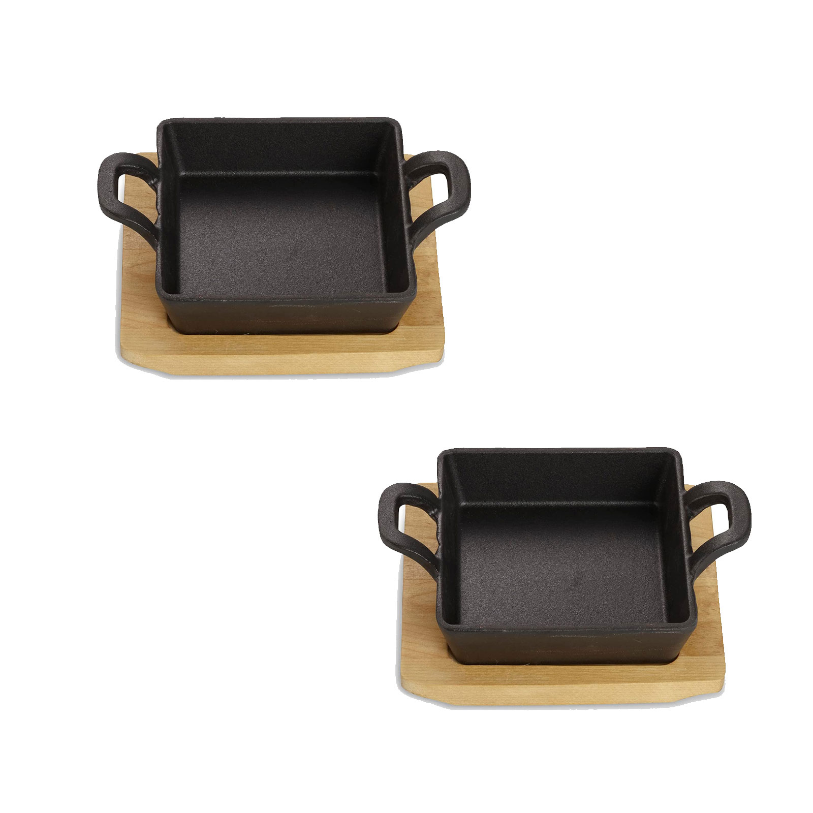 Echtwerk EW-GE-1342 Quadratische Servierschale, 12,6 x 18,5 x 3,6 cm