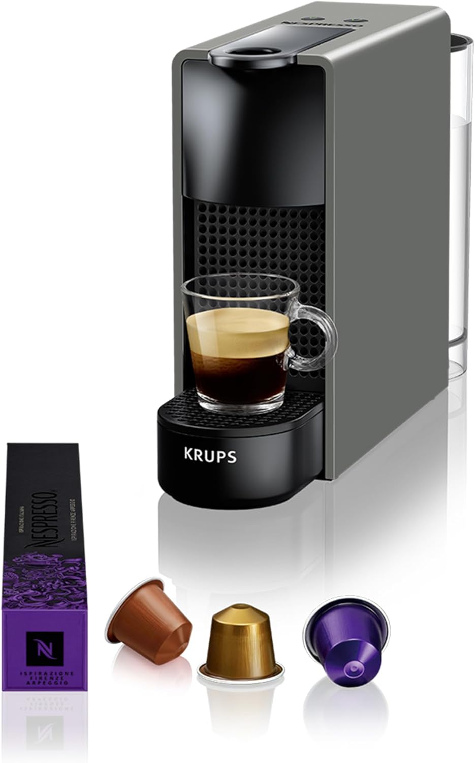 Krups XN110B Essenza Mini Grau