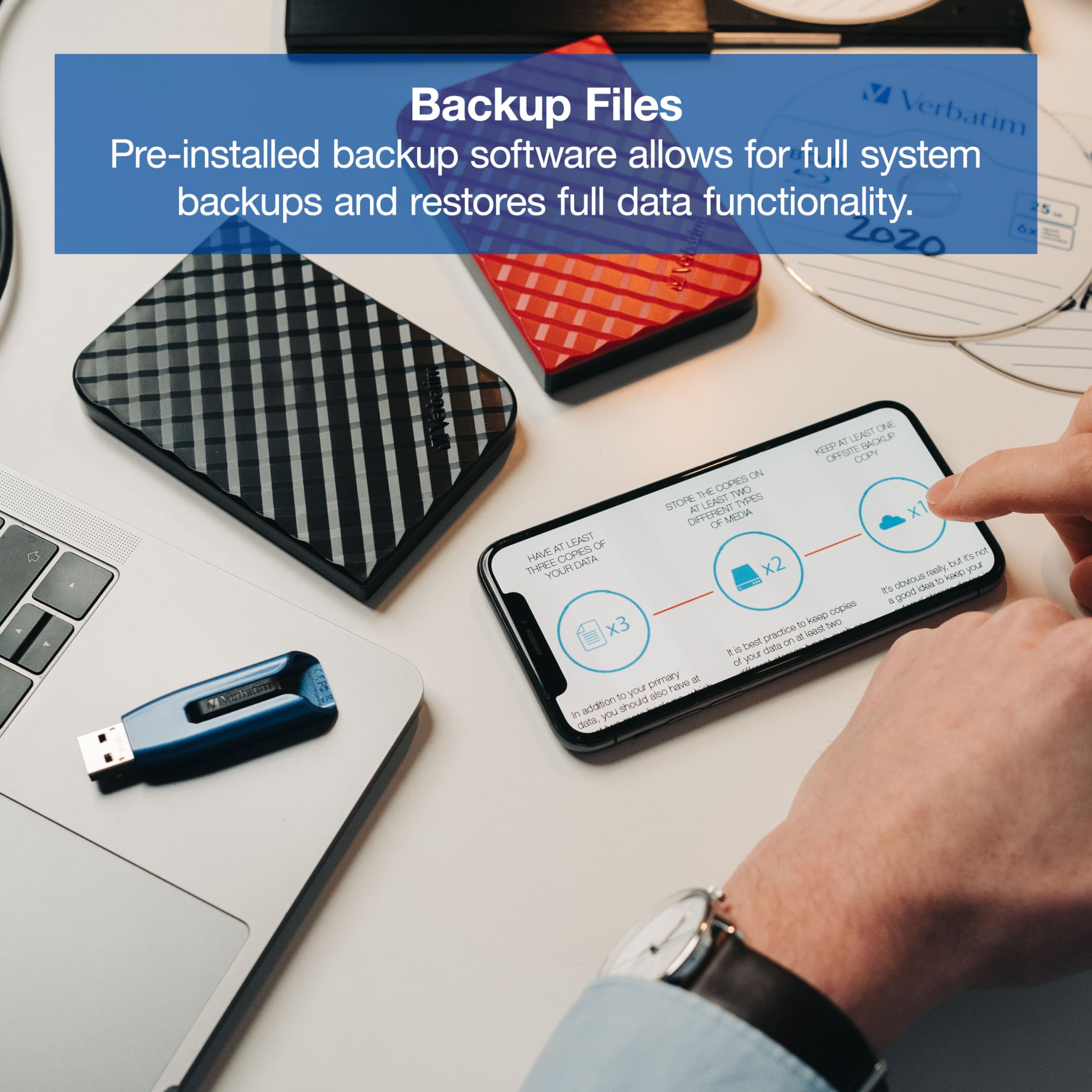 Verbatim Store 'n' Go 2.5 1TB Externe Festplatte
