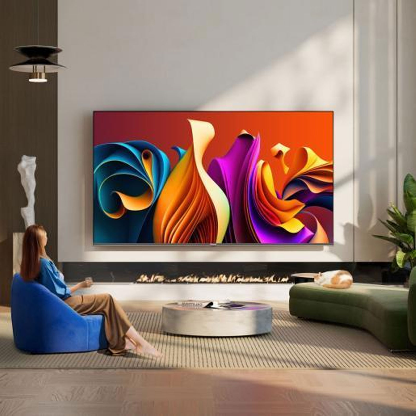 HISENSE 55A79NQ LED TV (55 Zoll (139 cm), 4K UHD, HDR, Smart TV, Sprachsteuerung (Alexa, VIDAA Voice), Aufnahmefunktion, Dolby Atmos, VIDAA 7.6)