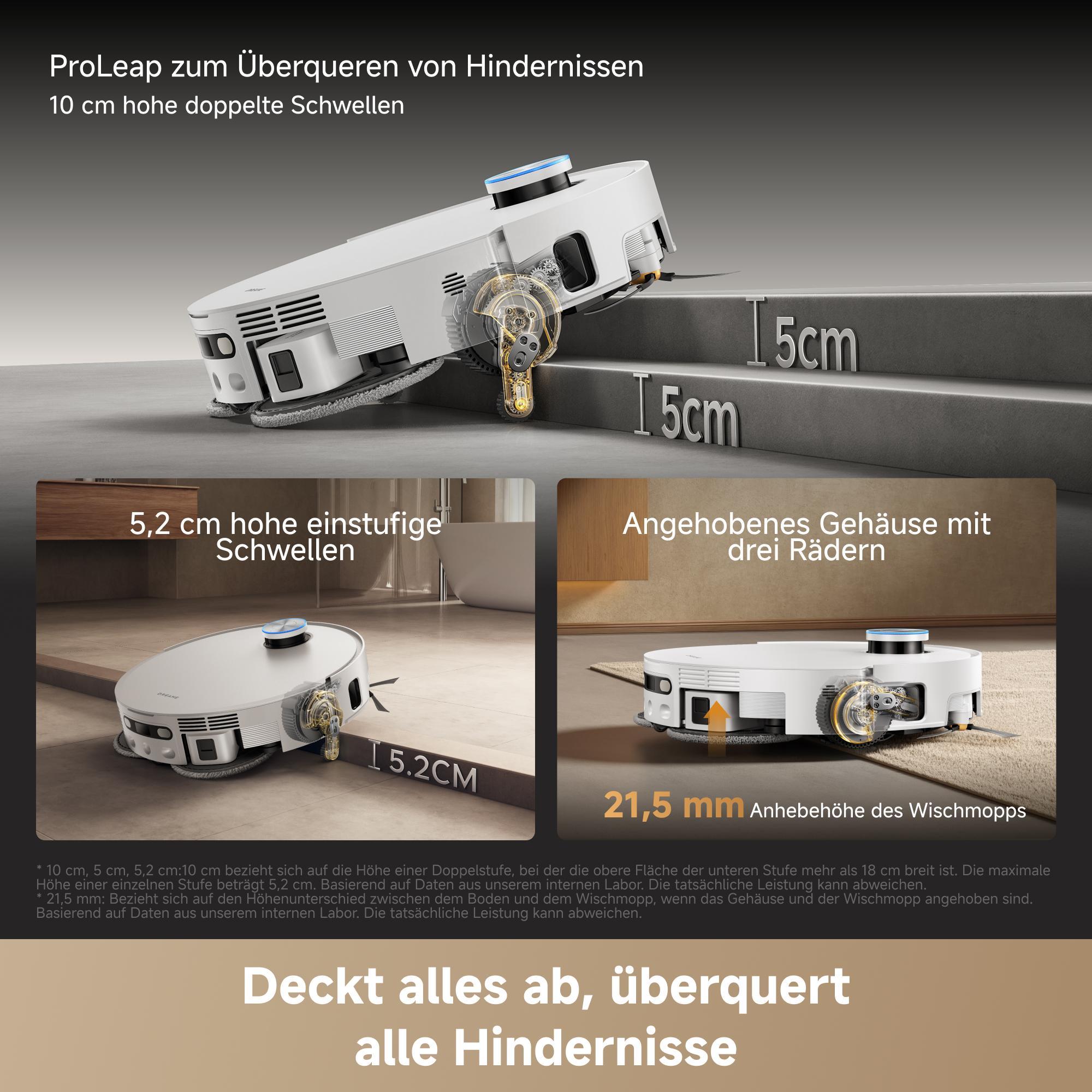 dreame X60 Pro Ultra Complete White Saugroboter mit Wischfunktion