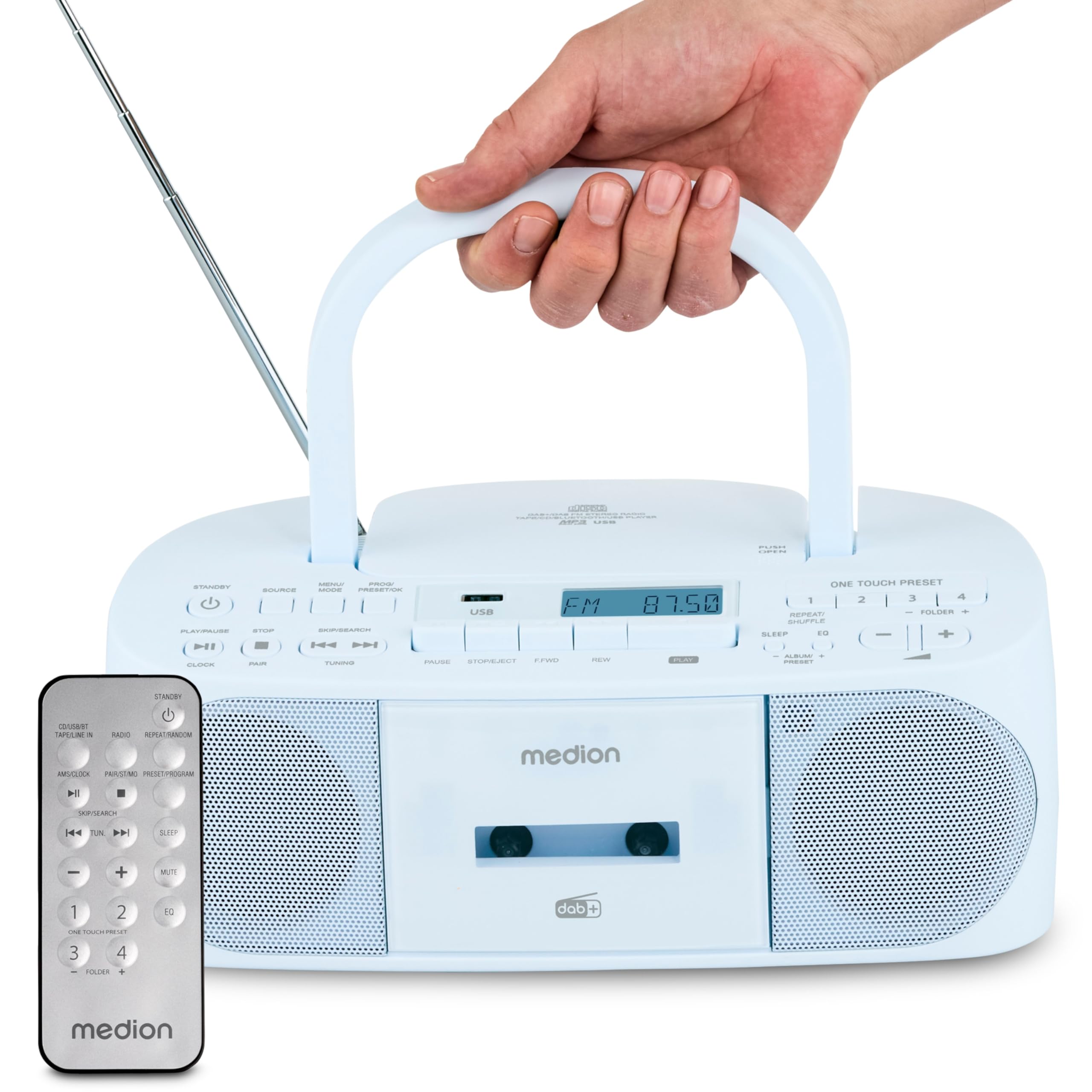 MEDION DRX-1 Plus Boombox tragbares DAB+ UKW Radio