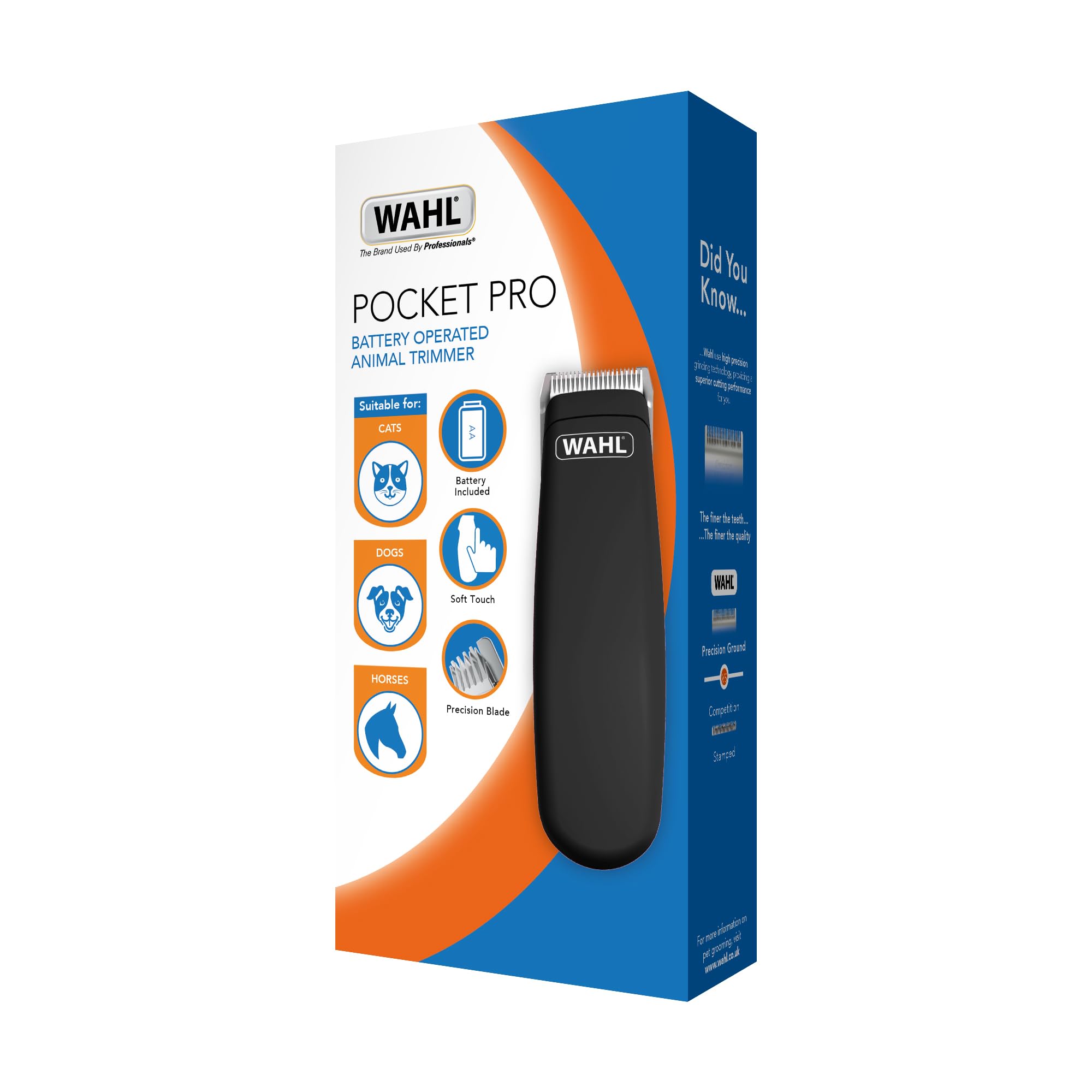 WAHL Pocket Pro Trimmer, Grooming Set für Haustiere