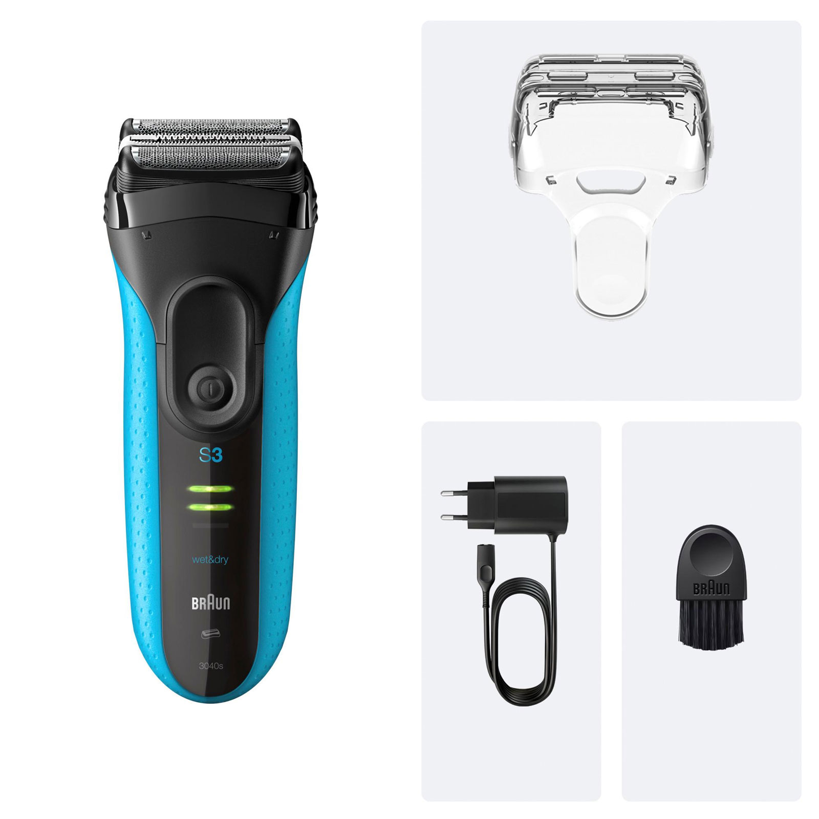 BRAUN Series 3+ Elektrorasierer 3040s Herrenrasierer