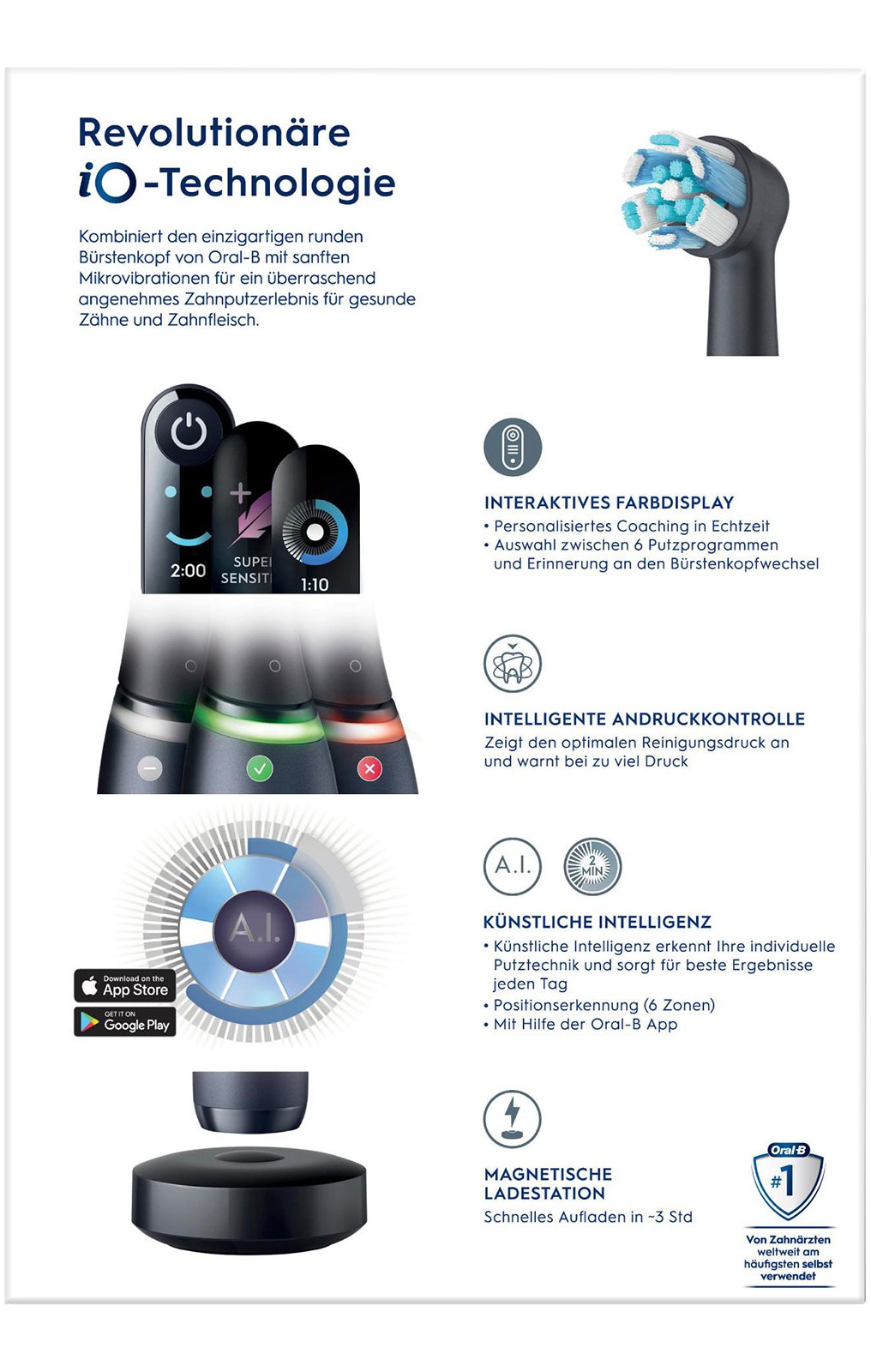 Oral-B iO 8 Black Zahnbürste Oral-B iO 8 Black Zahnbürste