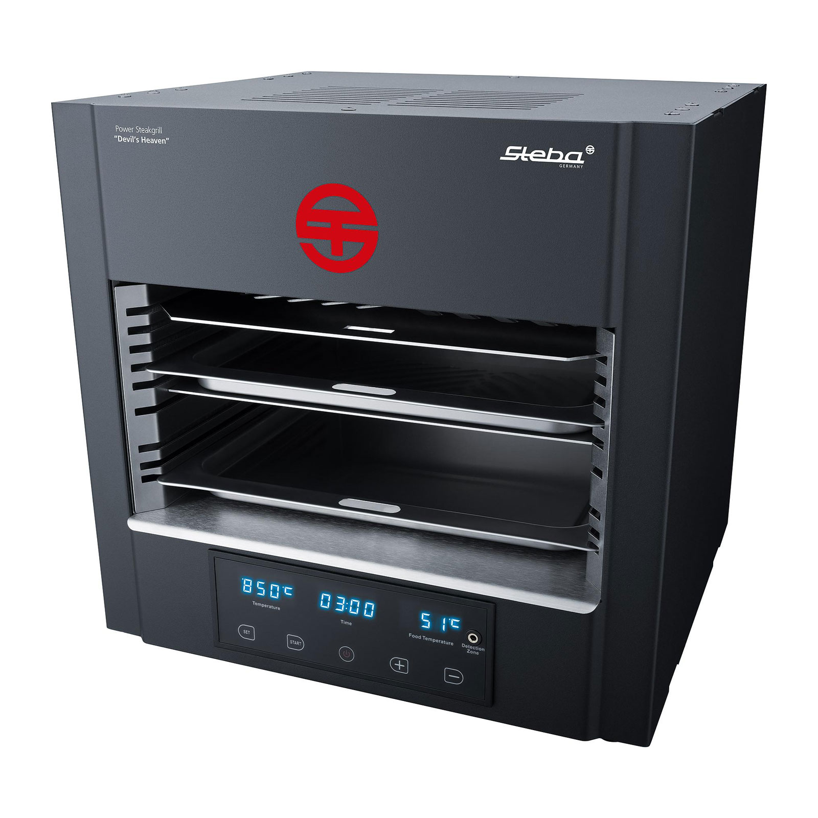 STEBA PS E2600 XL Steakgrill Devil's Heaven Power schwarz