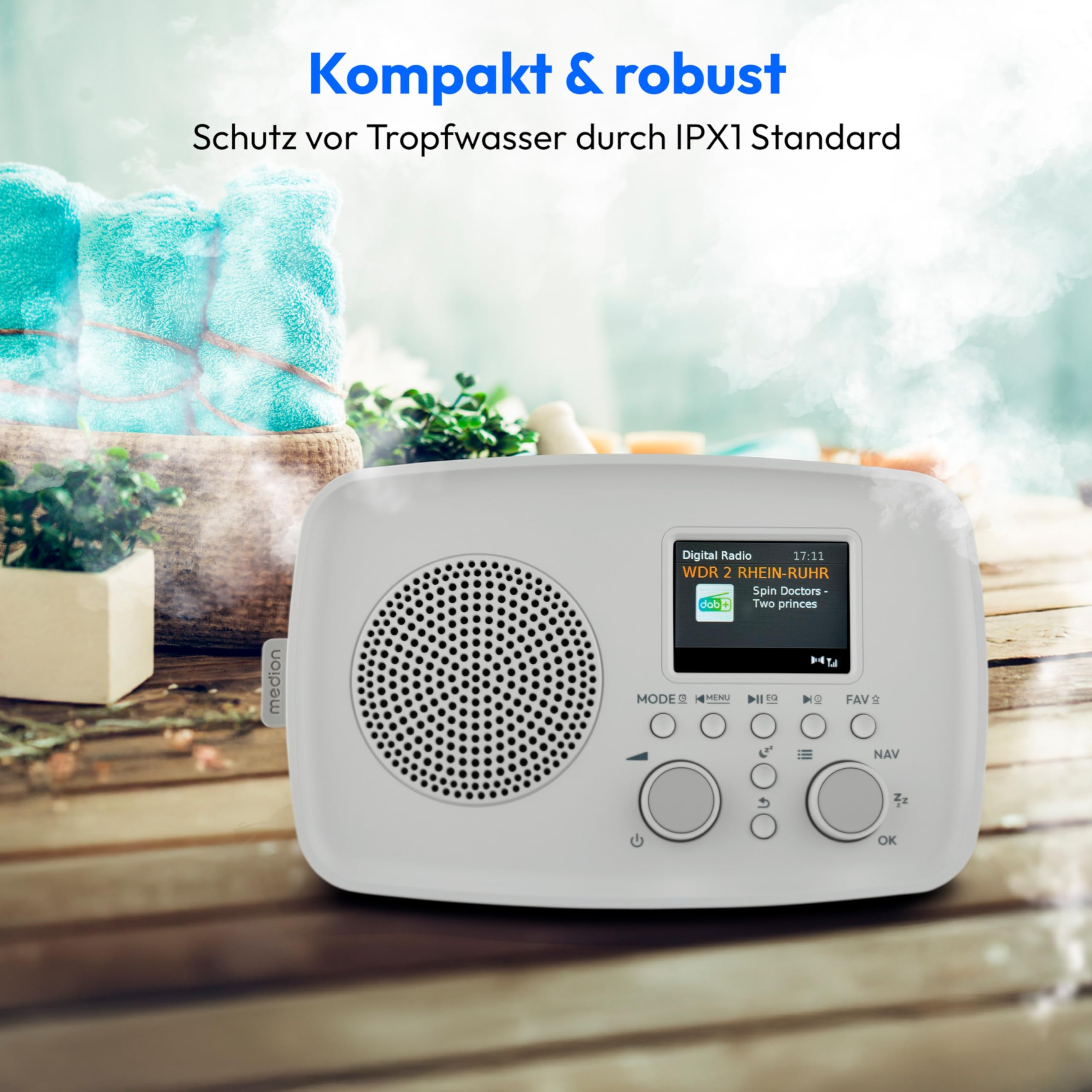 MEDION DAB+ Radio mit Bluetooth DRE-1