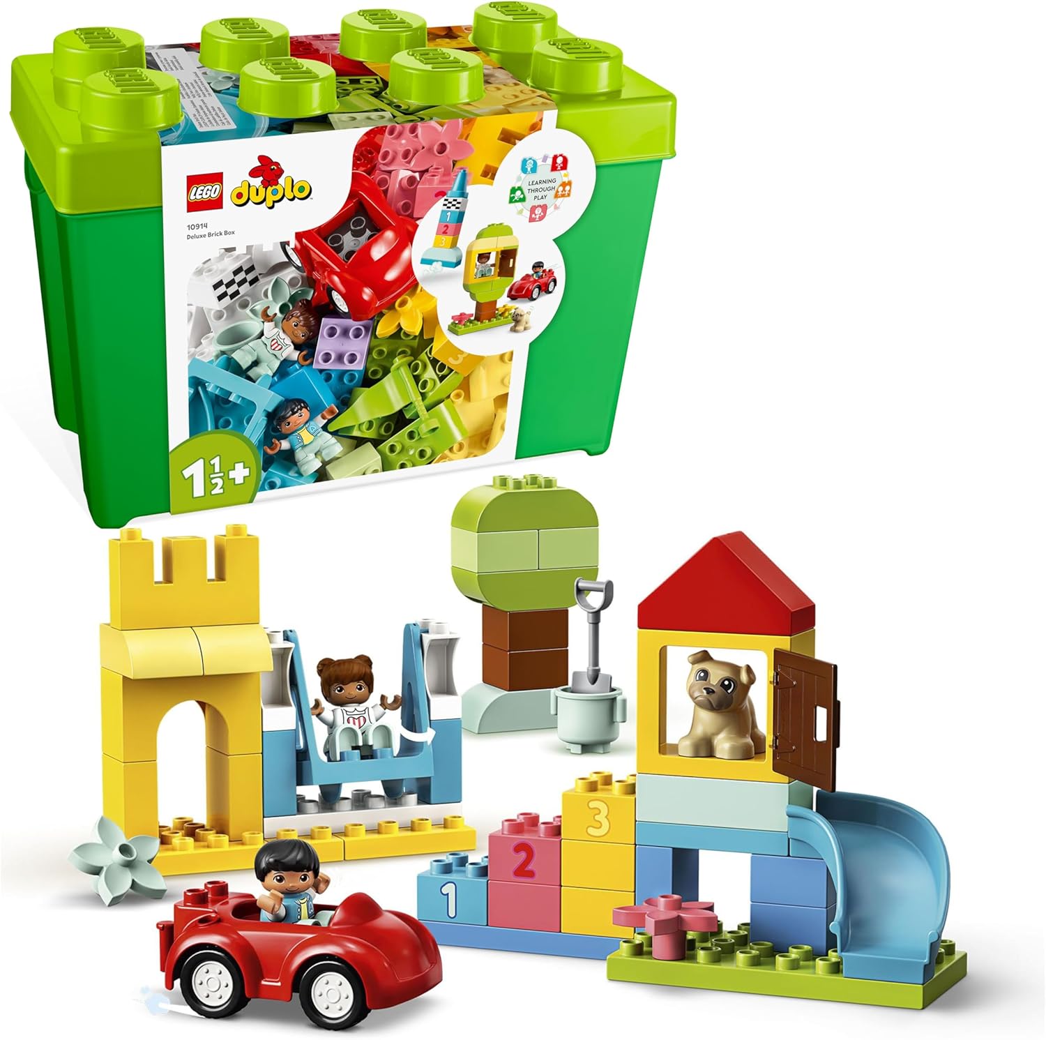 LEGO DUPLO Classic Steinebox - Montessori Spielzeug ab 1 Jahr