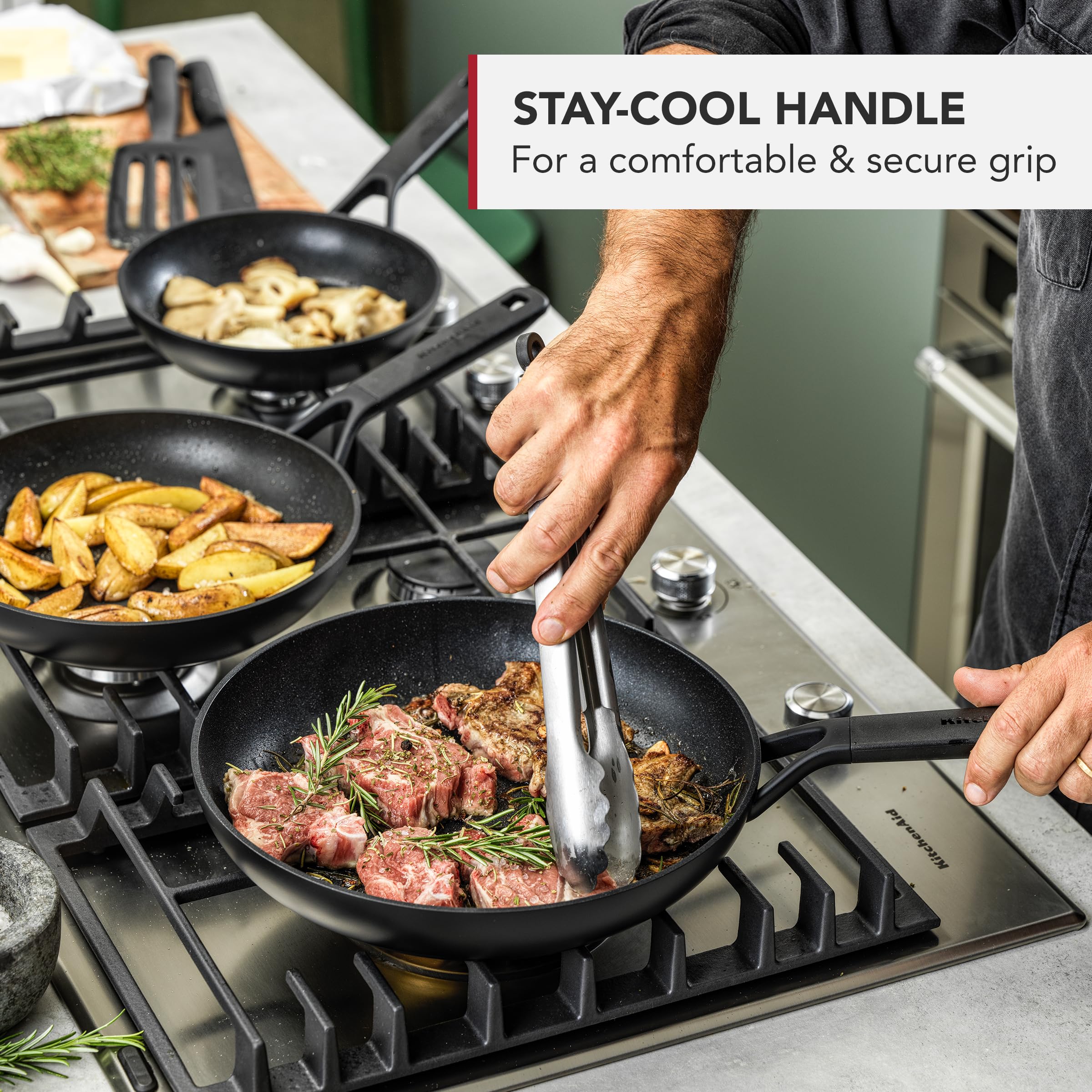 KIT CC005681-001 Grillpfanne 28cm Schwarz