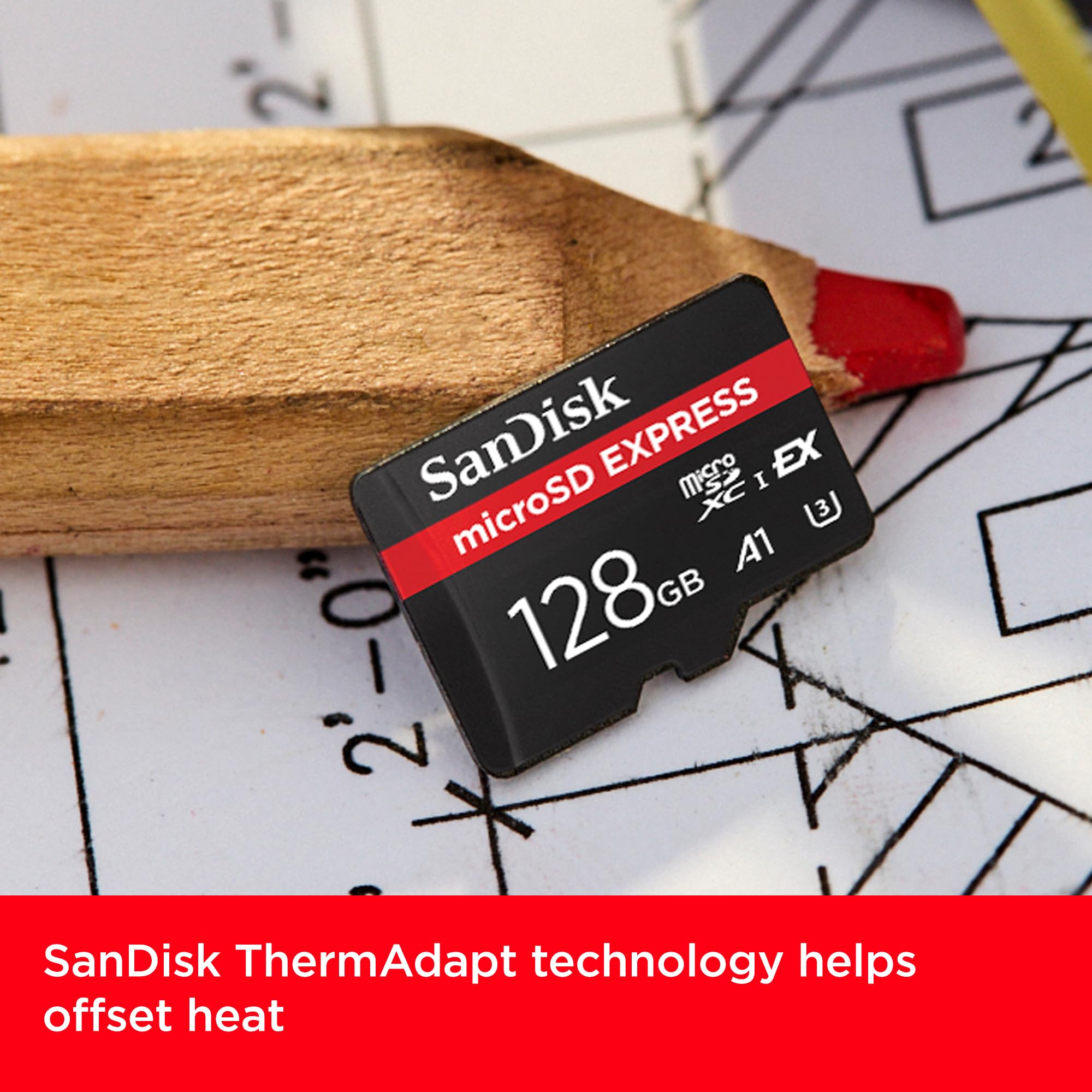 SanDisk microSD Express Speicherkarte 128 GB