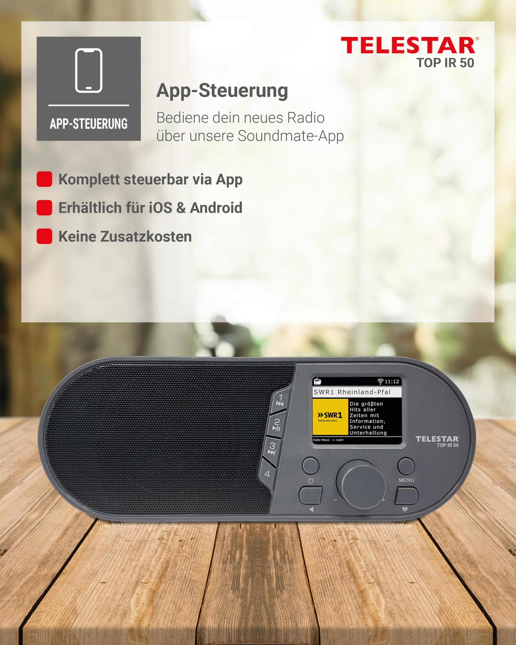 TELESTAR TOP IR 50 – Internetradio