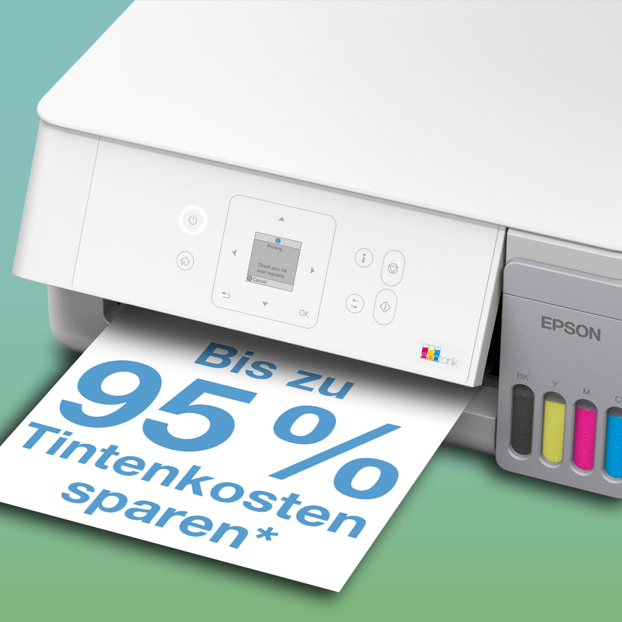 Epson EcoTank ET-2926, Weiß Multifunktionsdrucker