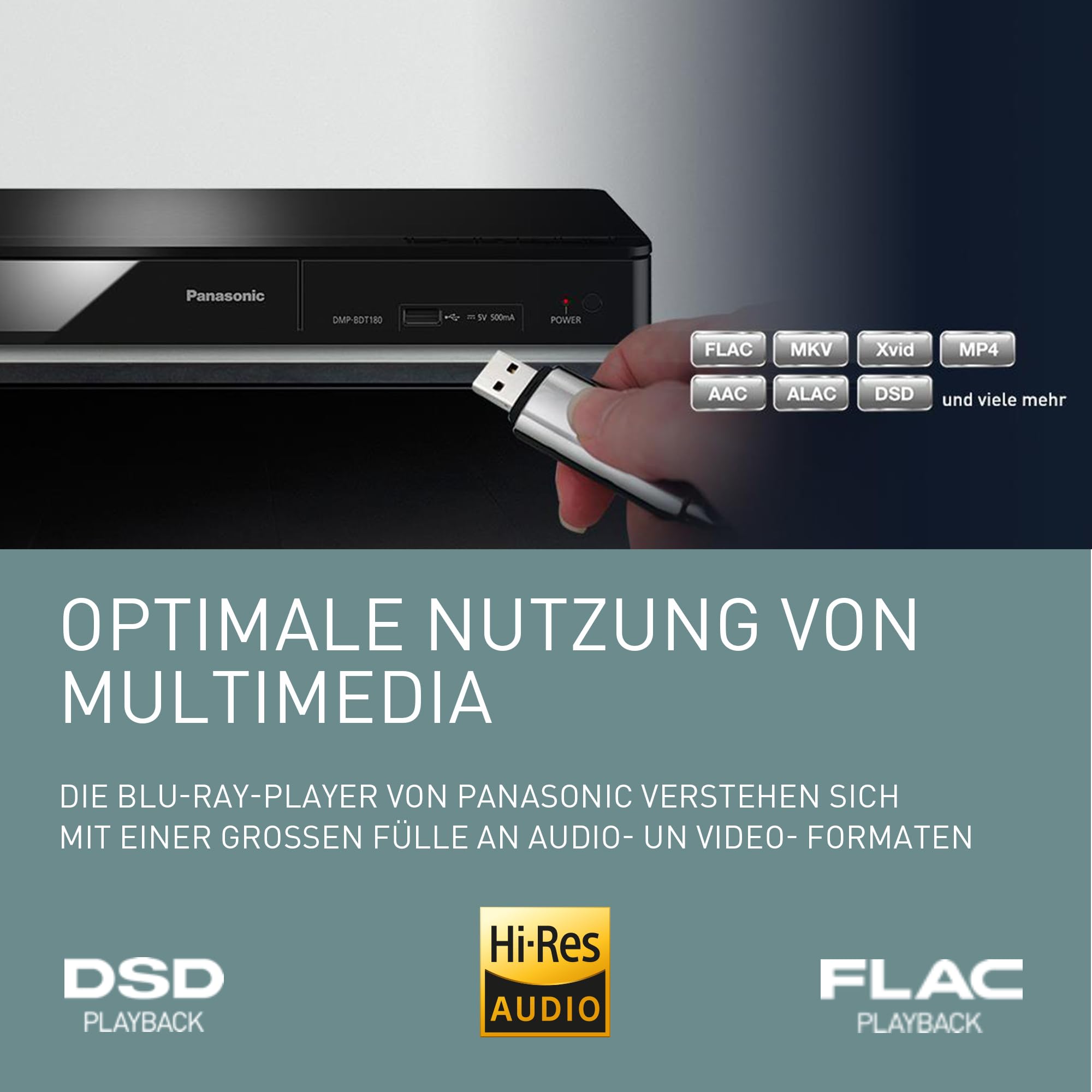 Panasonic DMP-BDT 167 EG schwarz Blu-ray-Player