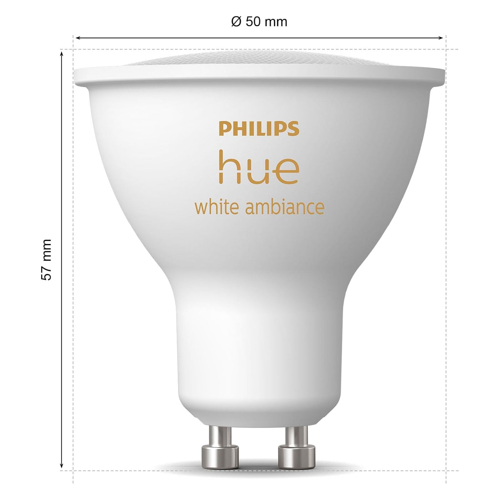 Philips Hue W GU10 2x 2x230lm