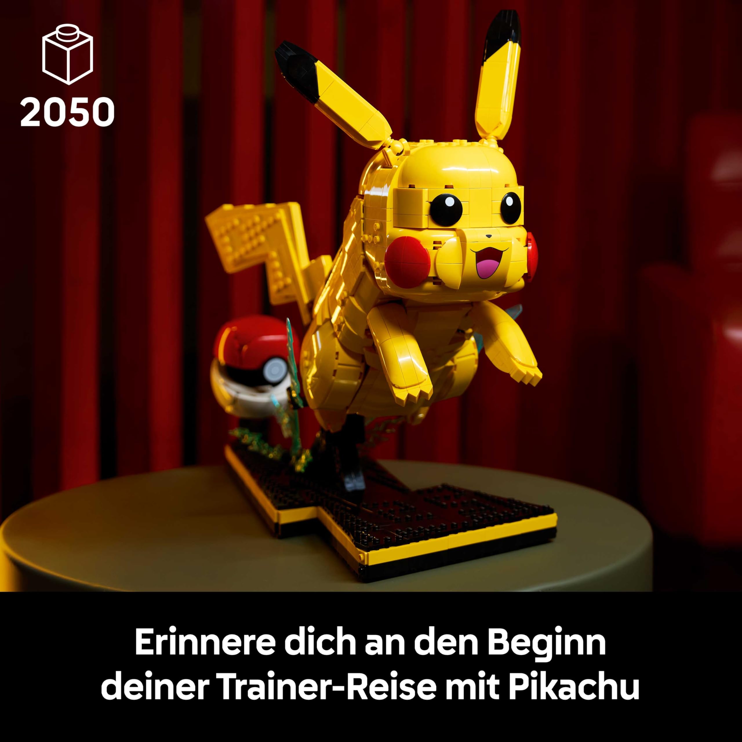 LEGO Pokémon Pikachu und Pokéball - Bauset für Erwachsene