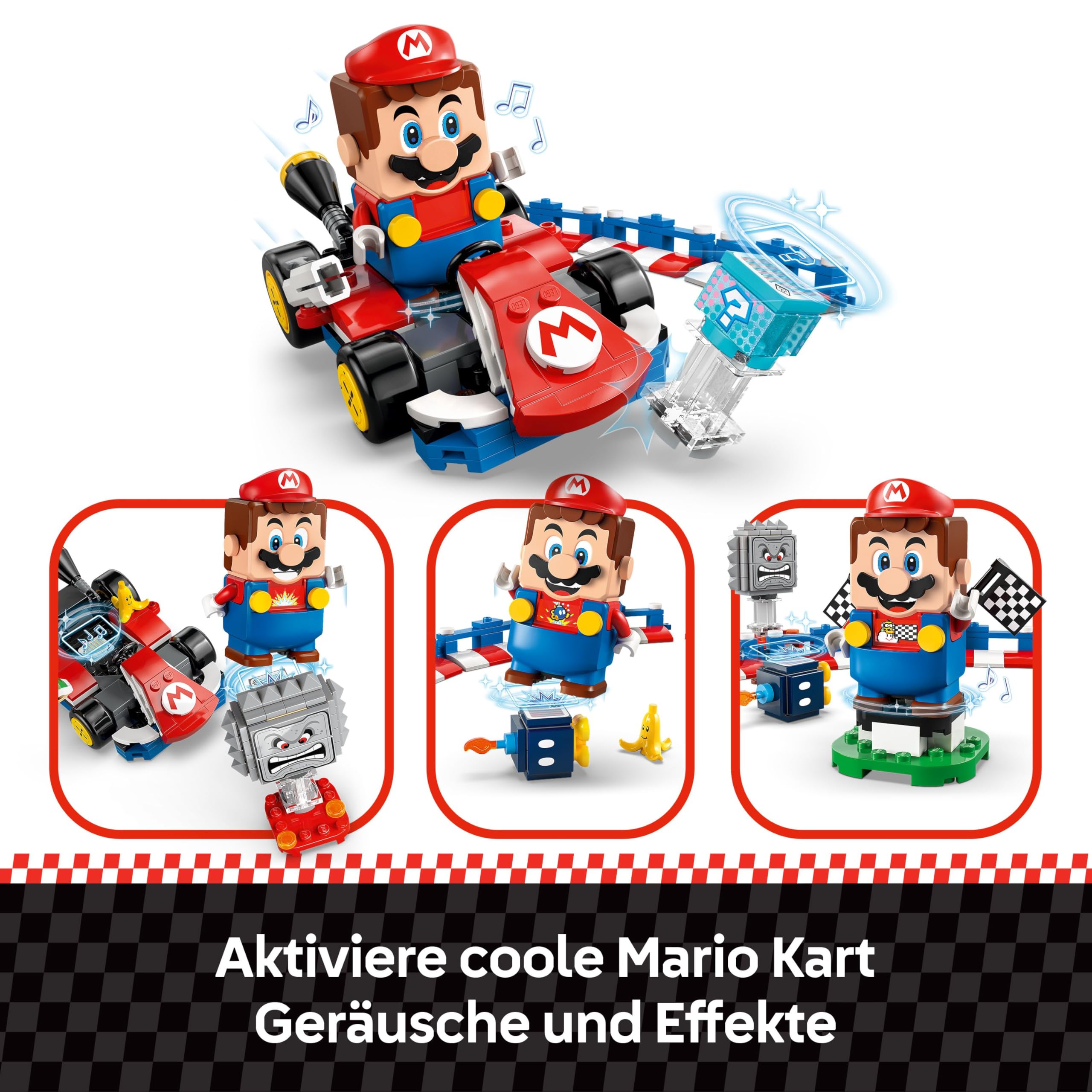 LEGO Mario Kart - Interaktiver Mario & Standard-Kart 72043