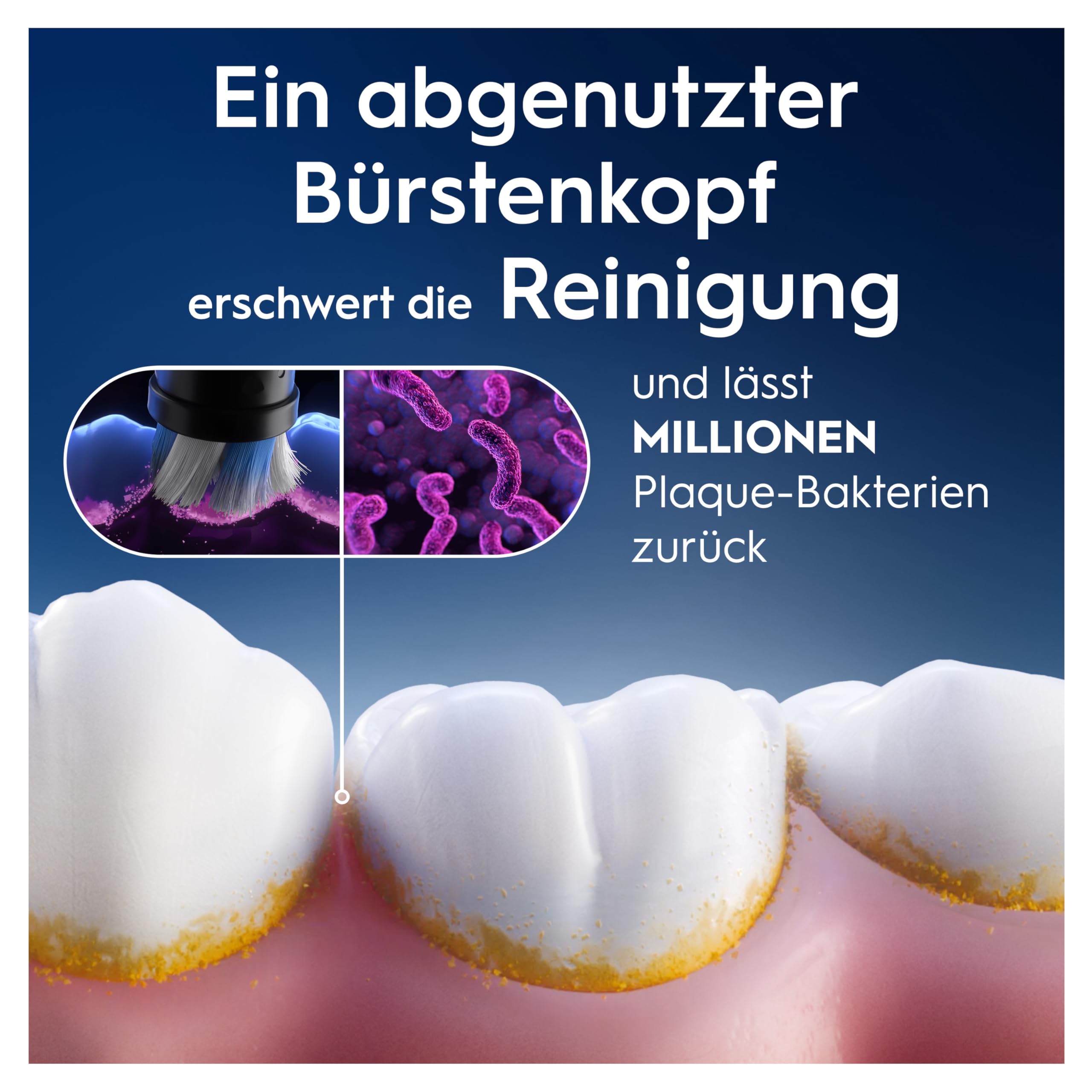 Oral-B iO Sanfte Reinigung – ORIGINAL Aufsteckbürsten