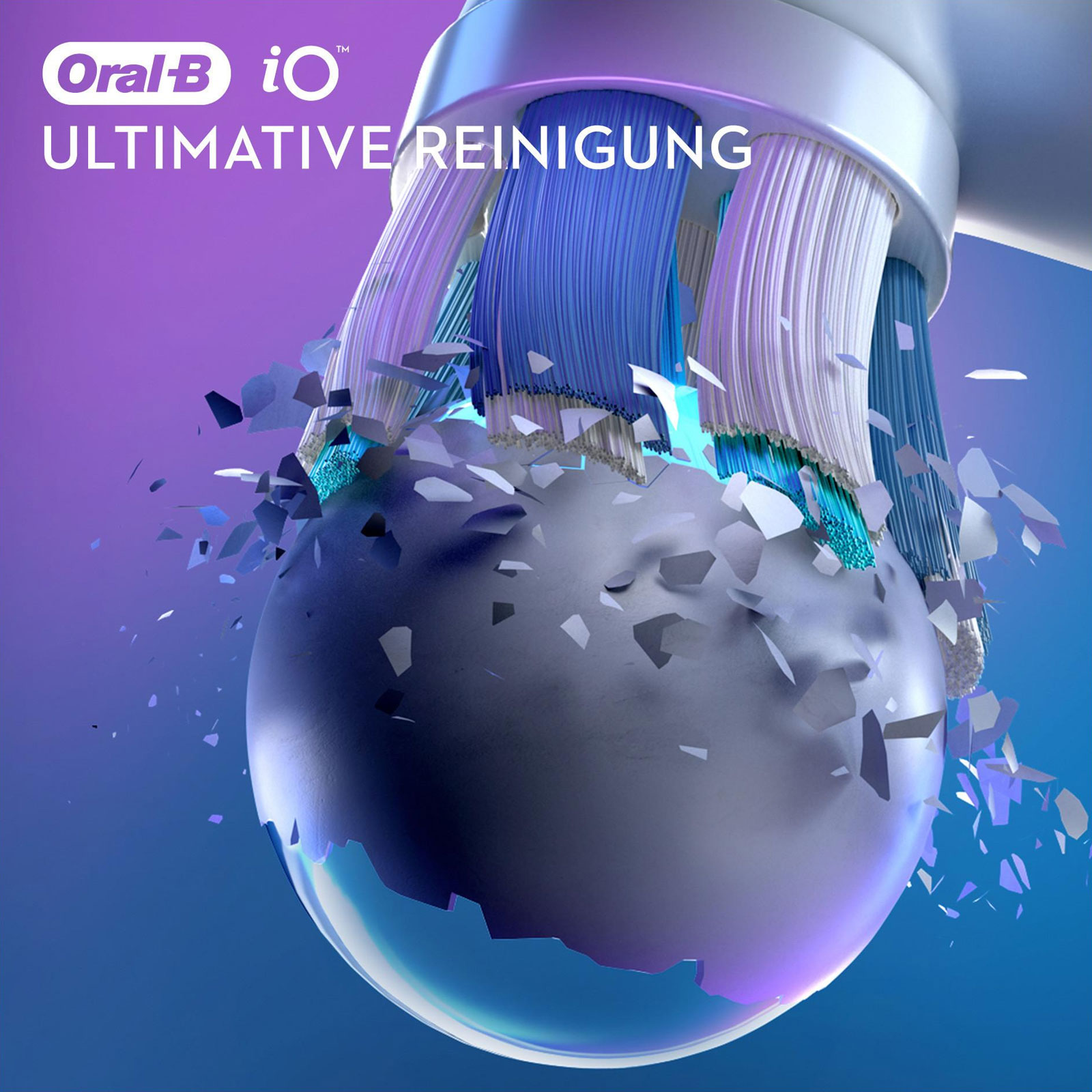 Braun Oral-B iO Ultimative Reinigung 2er Aufsteckbürsten weiß