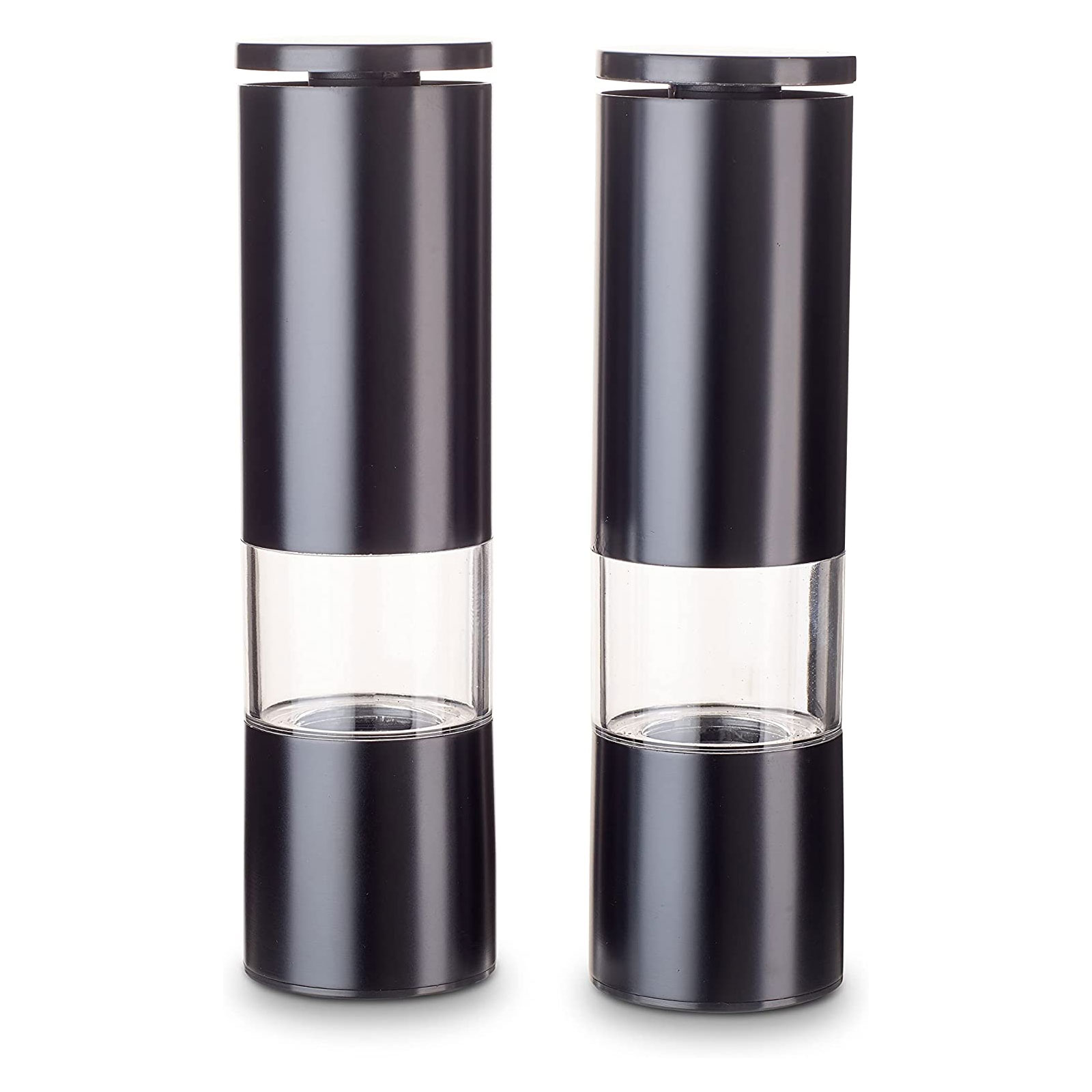 Echtwerk  2-teiliges Gewürzmühlen Set aus hochwertigem Edelstahl mit ABS-Keramikmahlwerk Ø 5 cm, 18,7 cm, Manuell