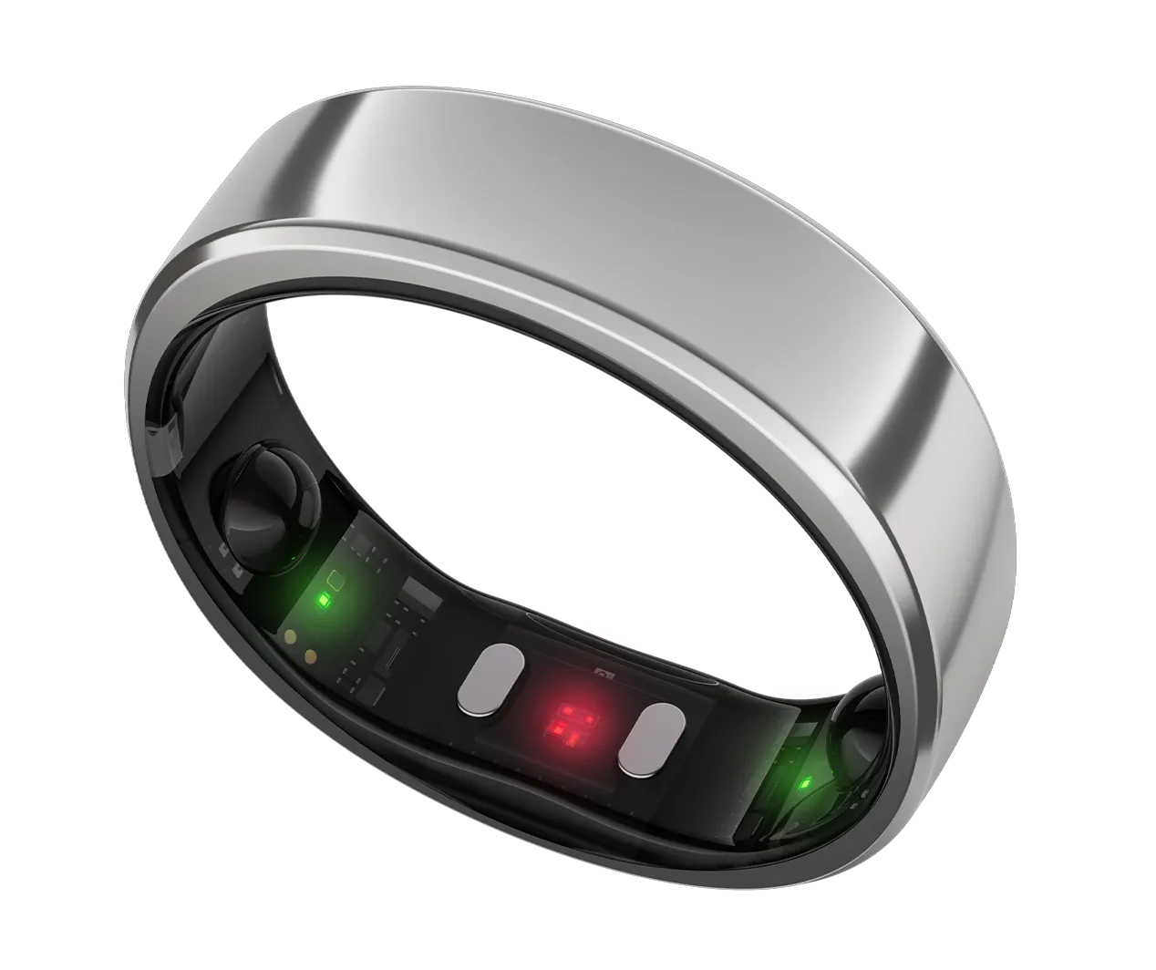 RingConn Smart Ring GEN 2, Future Silver, Gr. 9 Smartring