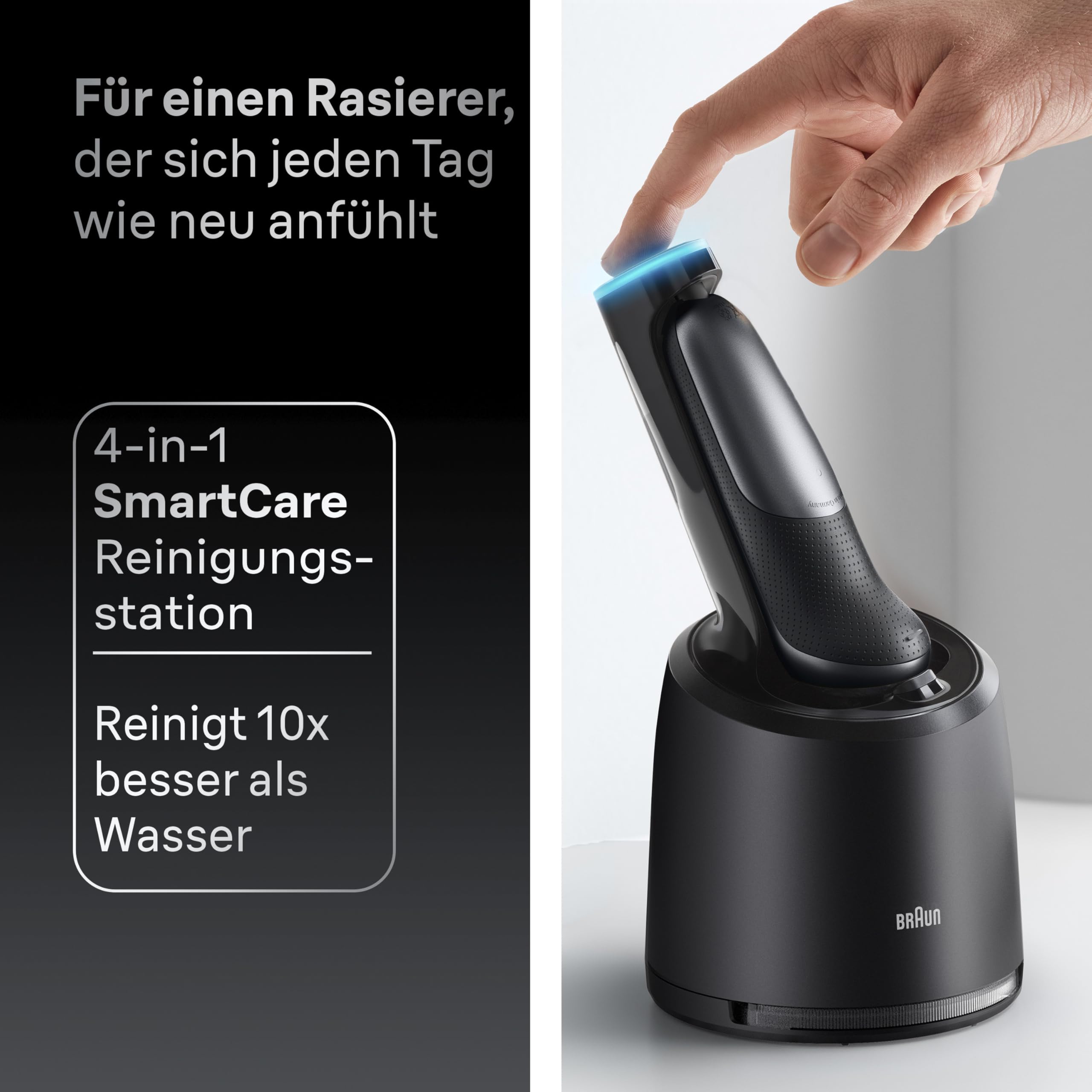 Braun Series 7 Elektrorasierer Herren, Rasierapparat mit 60 Min. Akkulaufzeit