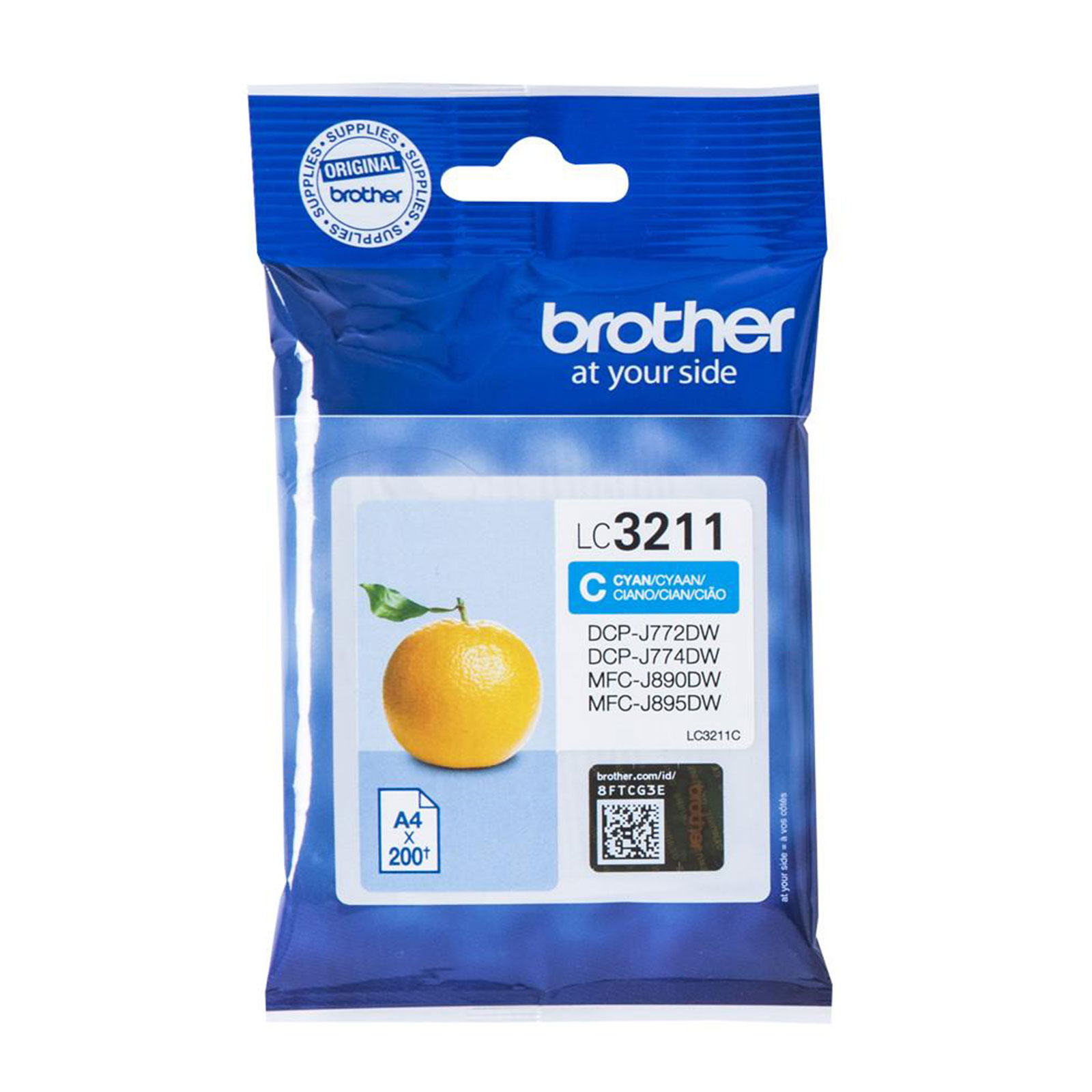 Brother LC3211C Druckerpatrone Cyan