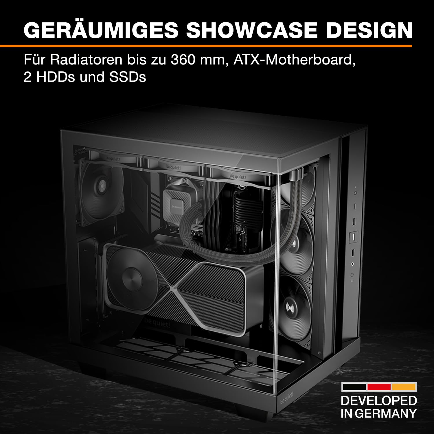 be quiet! Light Base 500 Black PC-Gehäuse