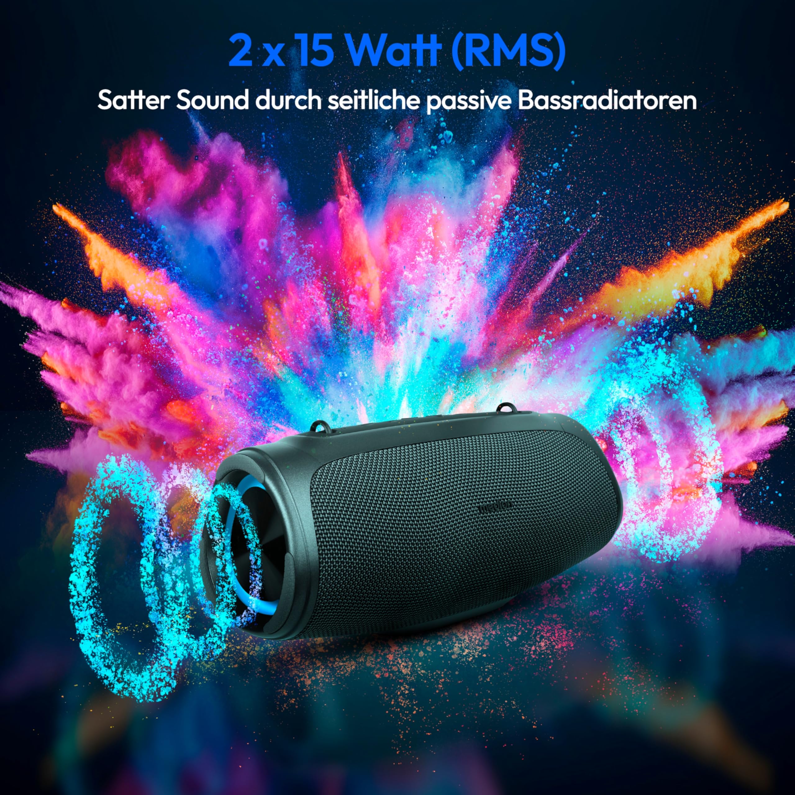 MEDION P61746 tragbarer Bluetooth Lautsprecher