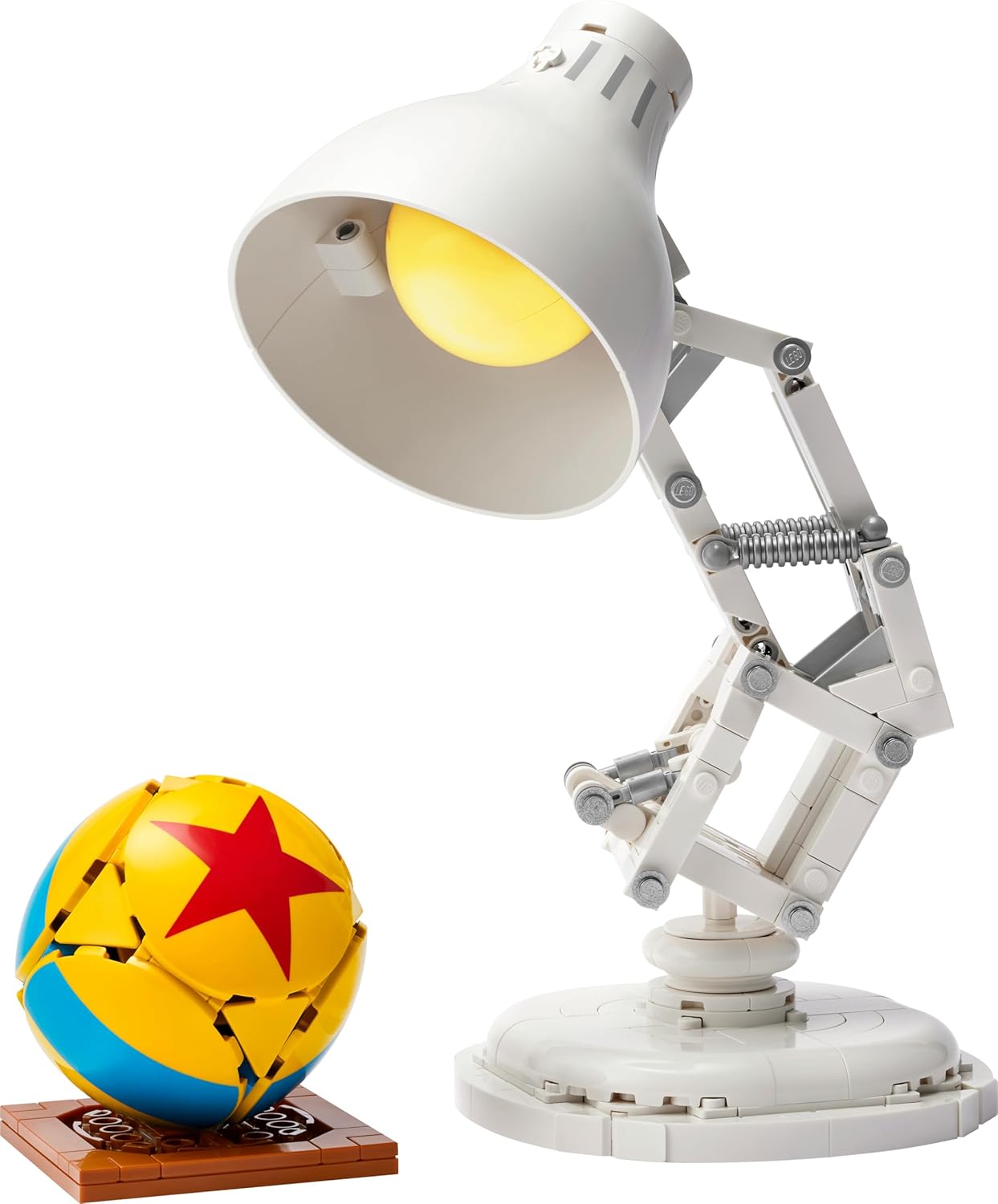 LEGO Ideas | Disney Pixar Set - Spielset mit Schreibtischlampe zum Bauen 21357