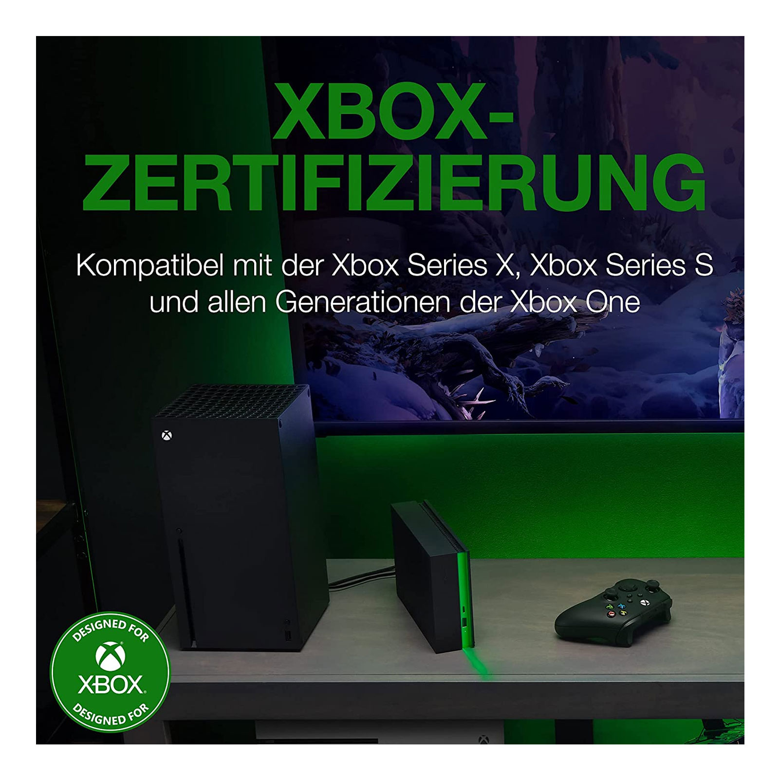 Seagate Game Drive für Xbox Hub 8TB Externe HDD Festplatte