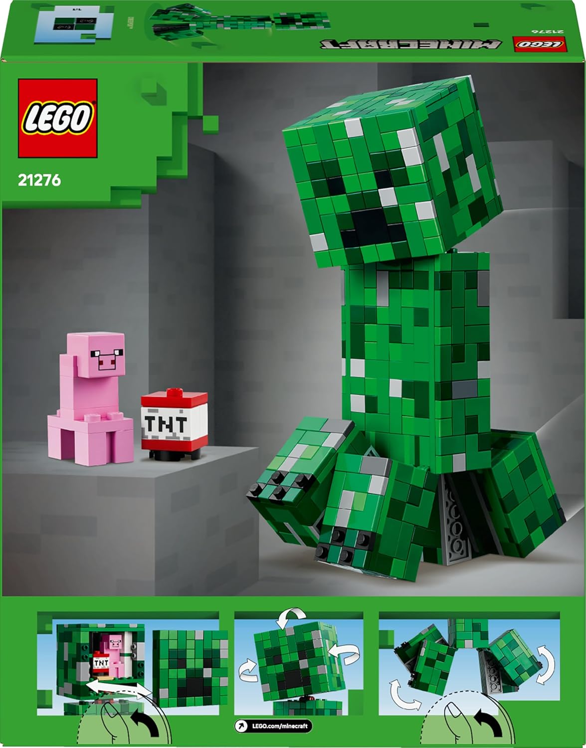 LEGO Minecraft Der Creeper - Gamer Spielzeug 21276