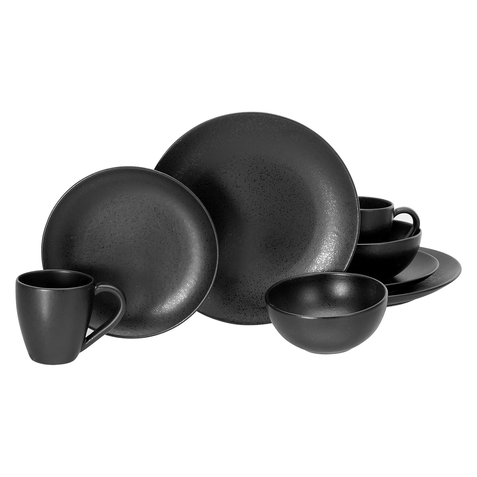 CreaTable Magic Black 16816 Kombiservice, 8-teilig