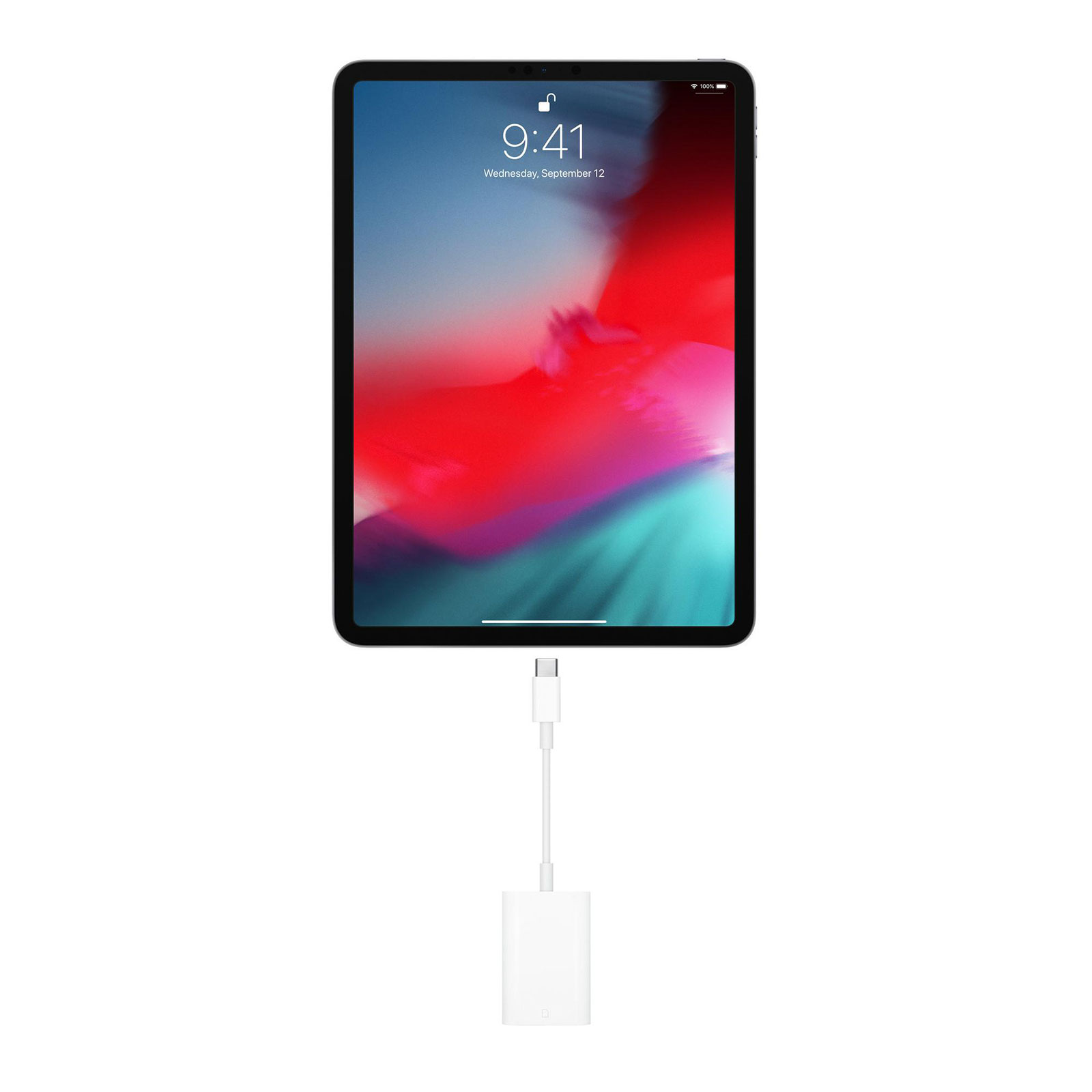 Apple USB-C auf SD-Kartenleser für iPads, iPhones und Macs mit USB-C, Weiß (MW653ZM/A)