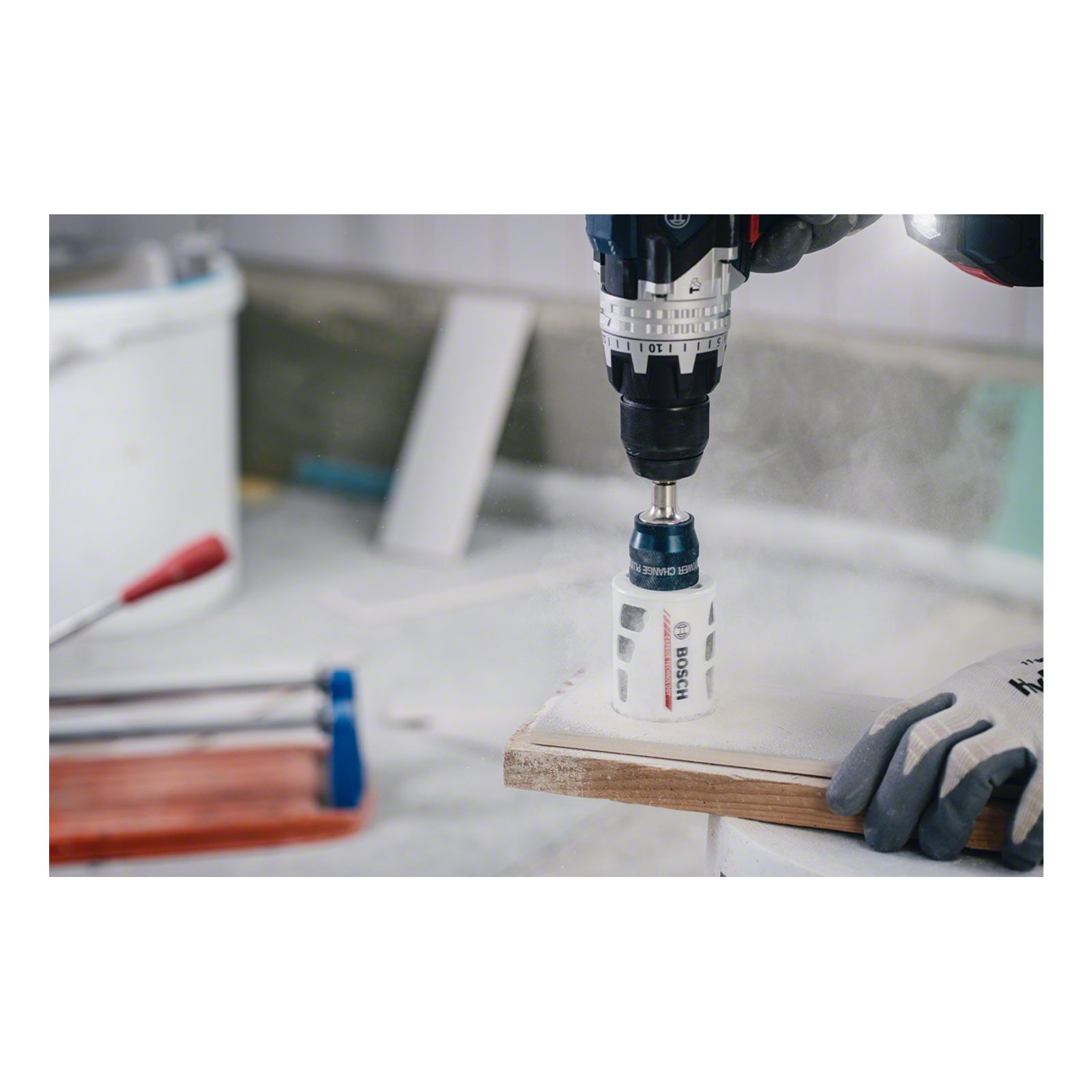 Bosch Professional Verlaengerungsstange 300 mm/ 12 Zoll und PC Plus-Dorn 7/16 Zoll, 11 mm