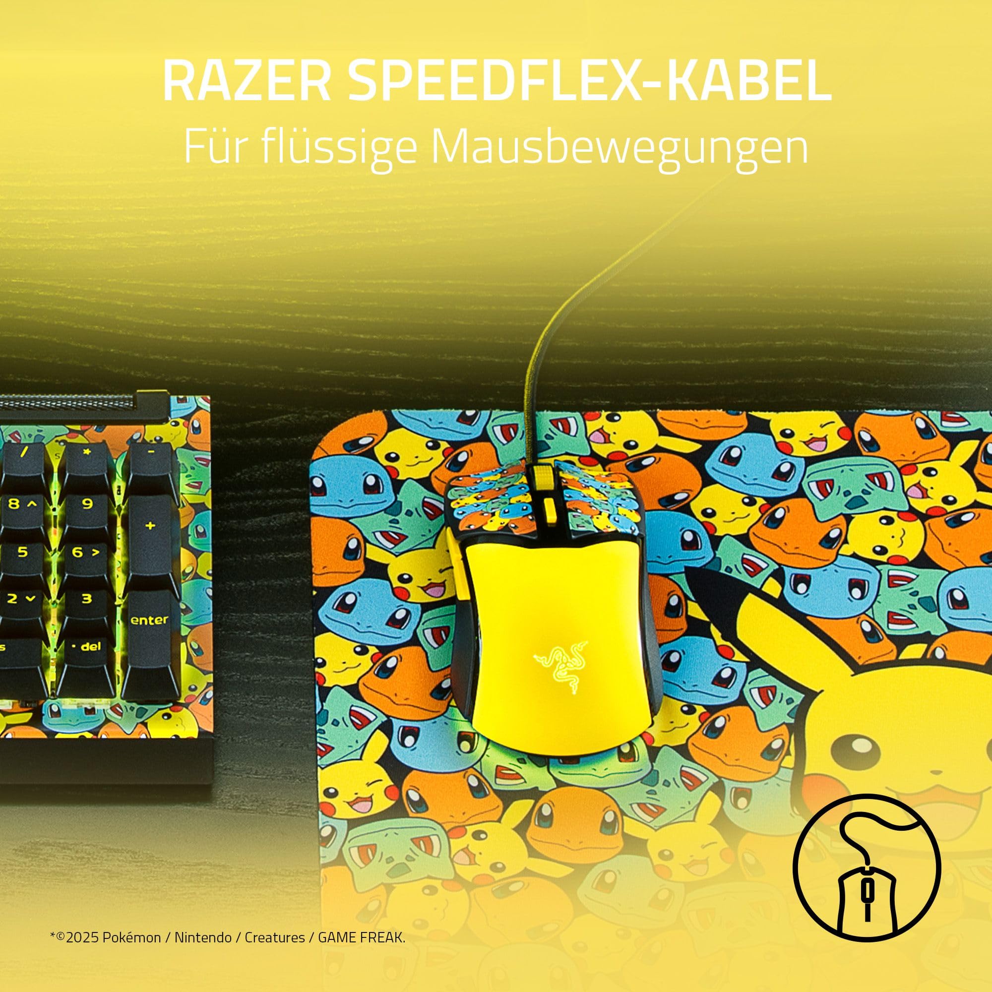 Razer Cobra Pokémon Edition - Leichte kabelgebundene Gaming-Maus